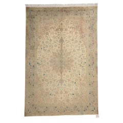 Persischer Täbris-Teppich im georgianischen Stil im französischen Provence-Stil