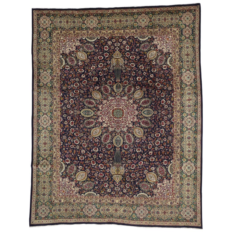 Persischer TäbrizTeppich im traditionellen Stil und im ArdabilTeppich