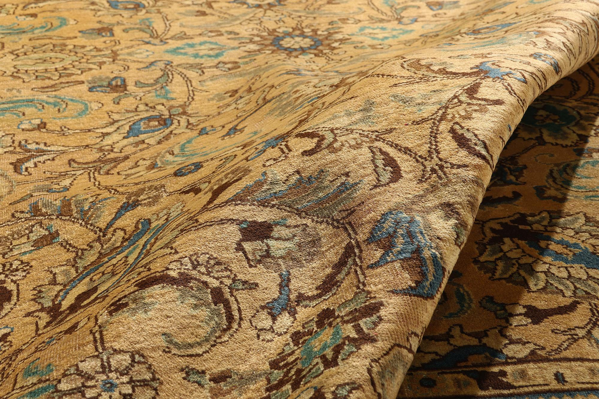 Persischer Täbriz-Teppich im traditionellen Stil, Vintage im Angebot 1