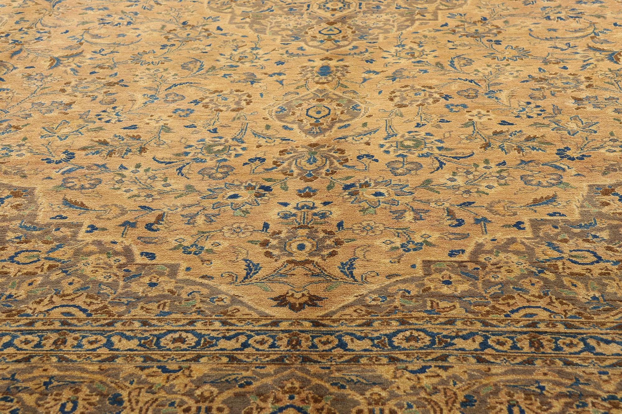 Lana Tappeto persiano Tabriz vintage con stile tradizionale in vendita