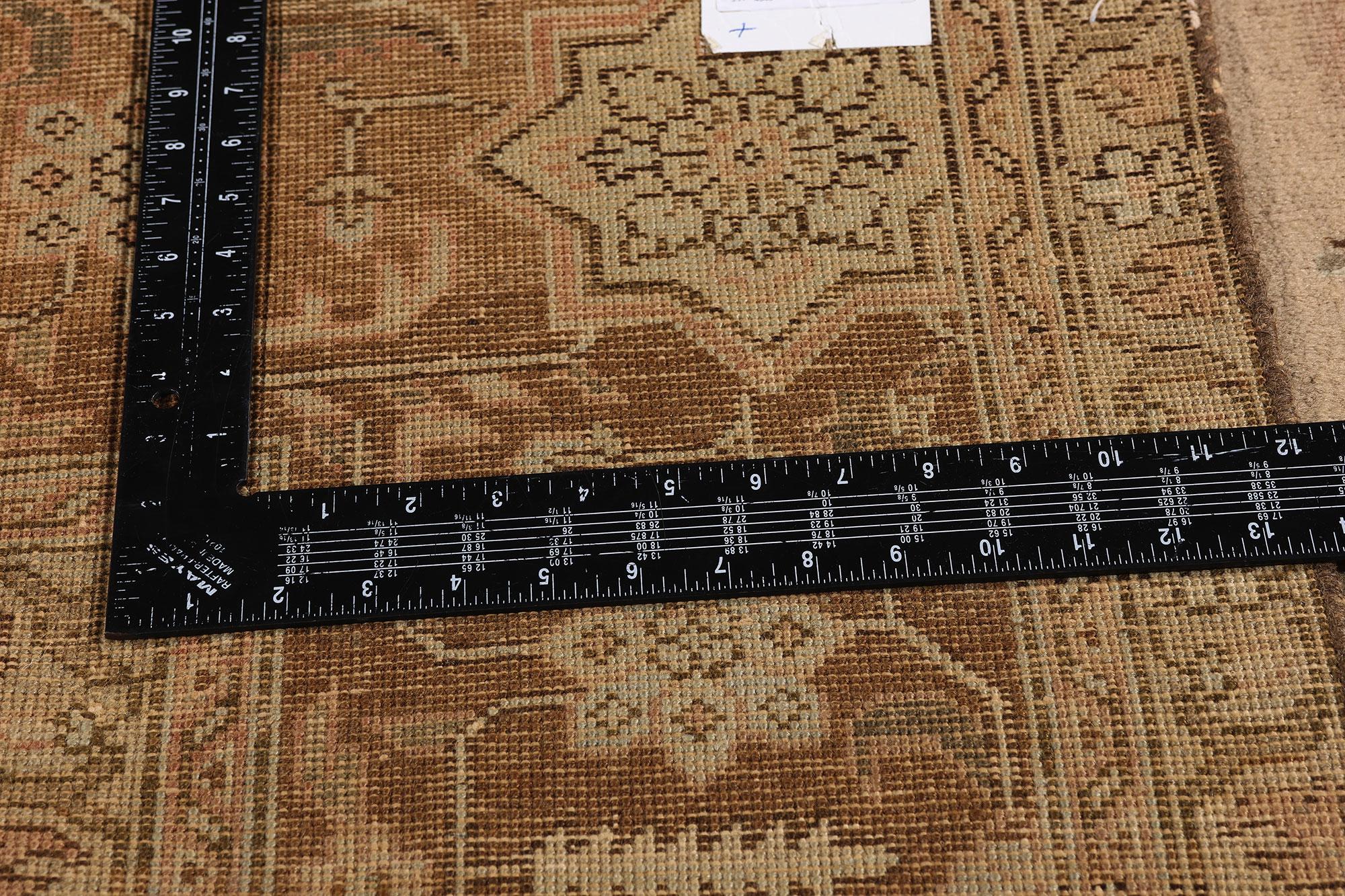 Alfombra Persa Tabriz Vintage de Estilo Tradicional en venta 3