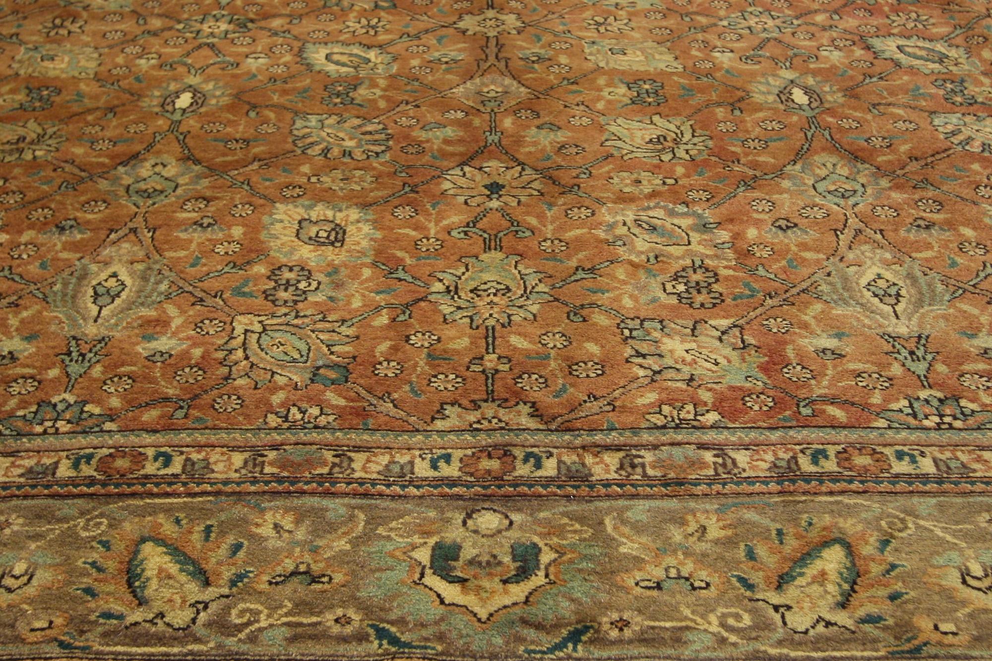 Persischer Tabriz-Teppich im traditionellen Stil im Zustand „Gut“ im Angebot in Dallas, TX