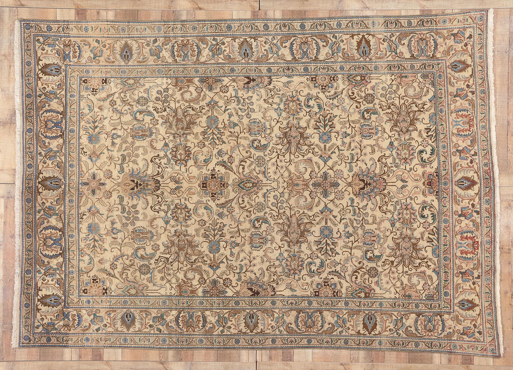 1960's Persian Tabriz Carpet For Sale 2