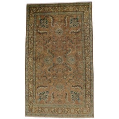 Vintage Vintage persischer Täbris-Teppich im traditionellen Stil, persischer Galerieteppich
