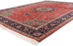 1950's Persian Tabriz Carpet with Modern Style