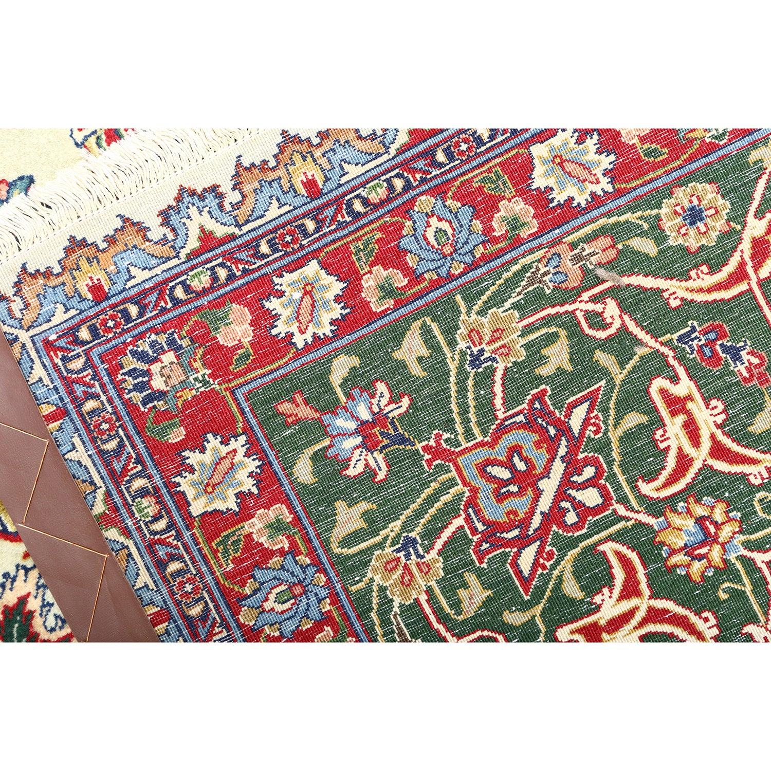 Persiano Tappeto persiano vintage Tabriz Sherkat Farsh - Dimensioni: 11'9 X 8'4 in vendita