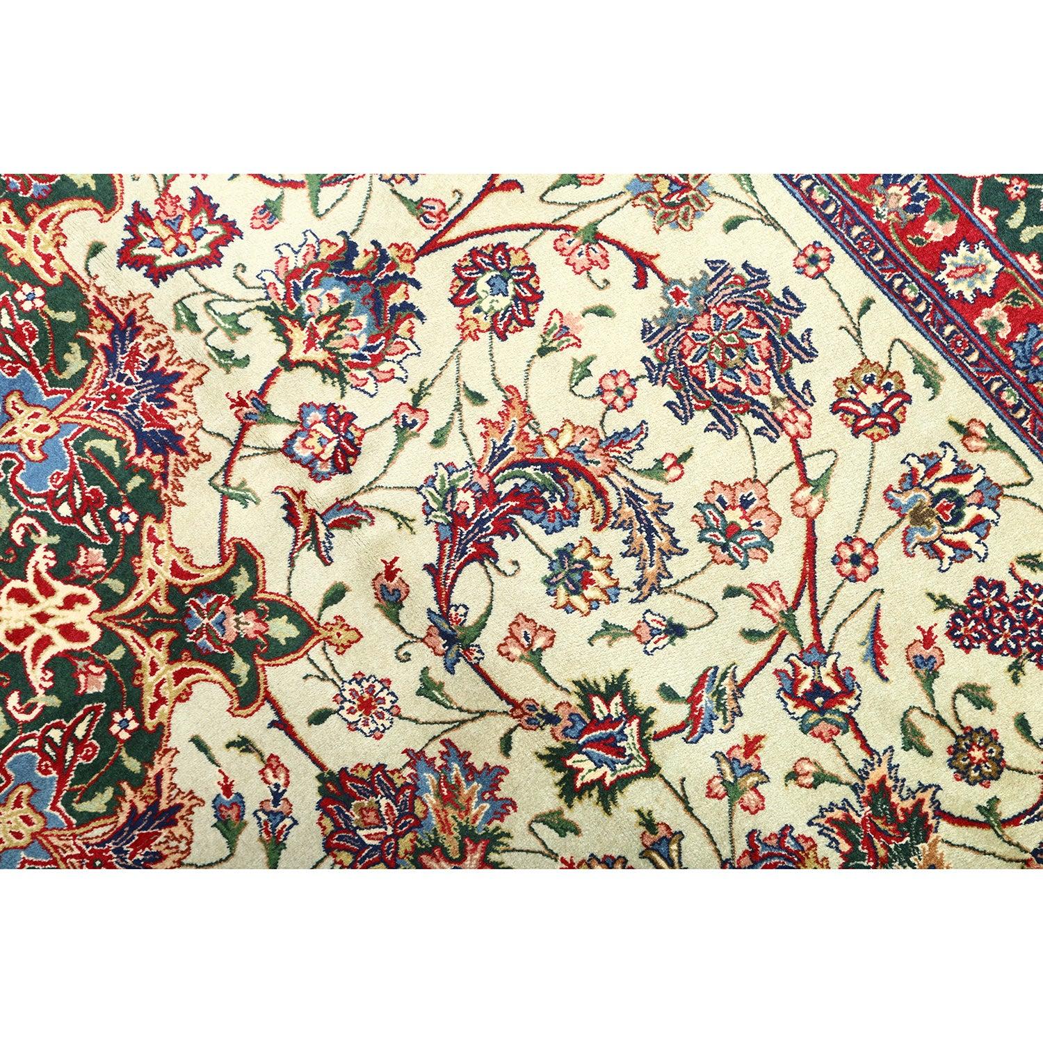 Annodato a mano Tappeto persiano vintage Tabriz Sherkat Farsh - Dimensioni: 11'9 X 8'4 in vendita