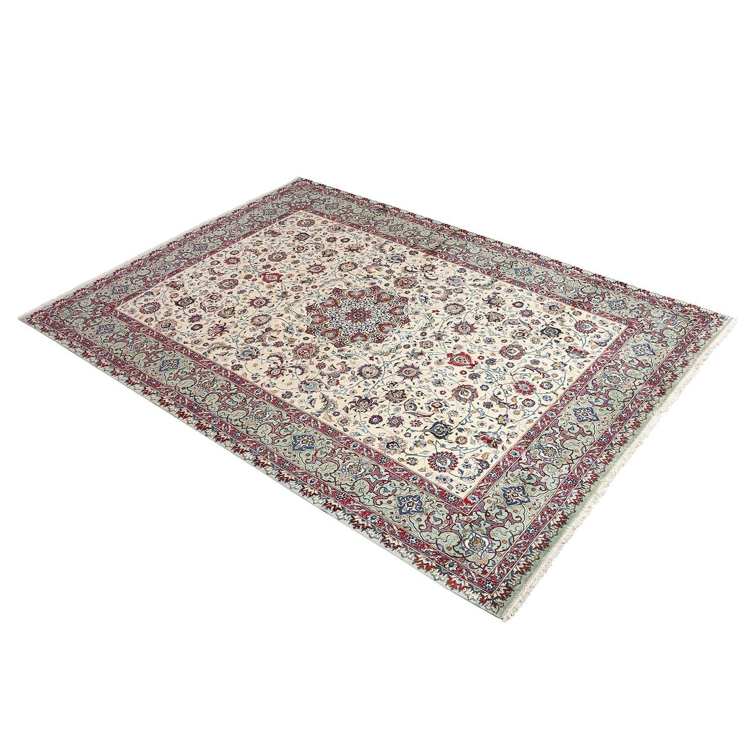 Persiano Tappeto persiano vintage Tabriz SherkatFarsh Pair - Dimensioni: 11'4 X 8'3 in vendita