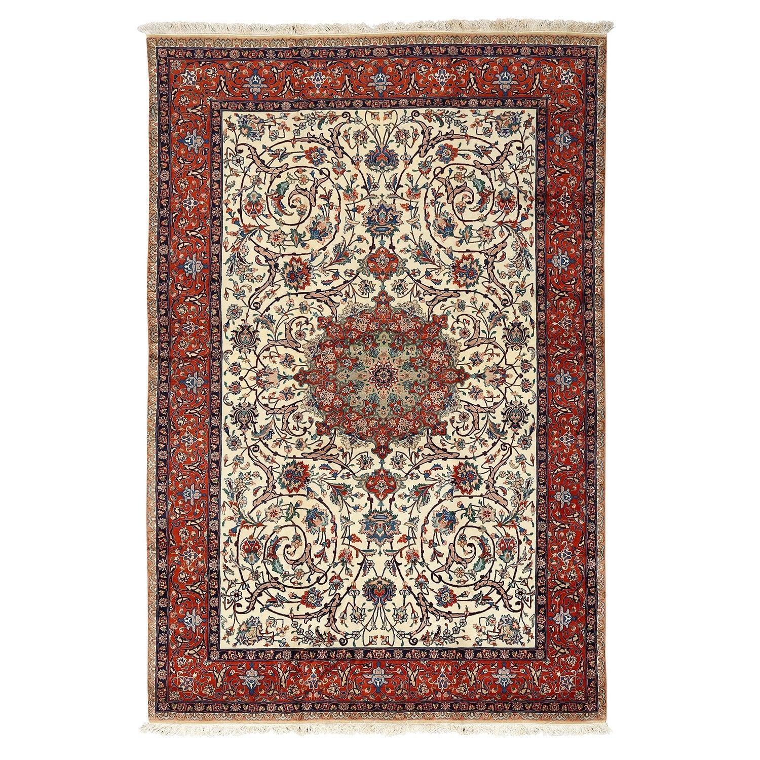 Tappeto persiano vintage Tabriz SherkatFarsh - Dimensioni: 10' X 6'8 in vendita