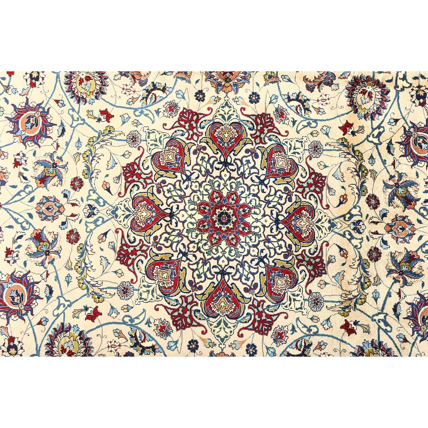 Persischer SherkatFarsh-Teppich aus Täbris im Vintage-Stil - Größe: 11'4 X 8'4 (Handgeknüpft) im Angebot