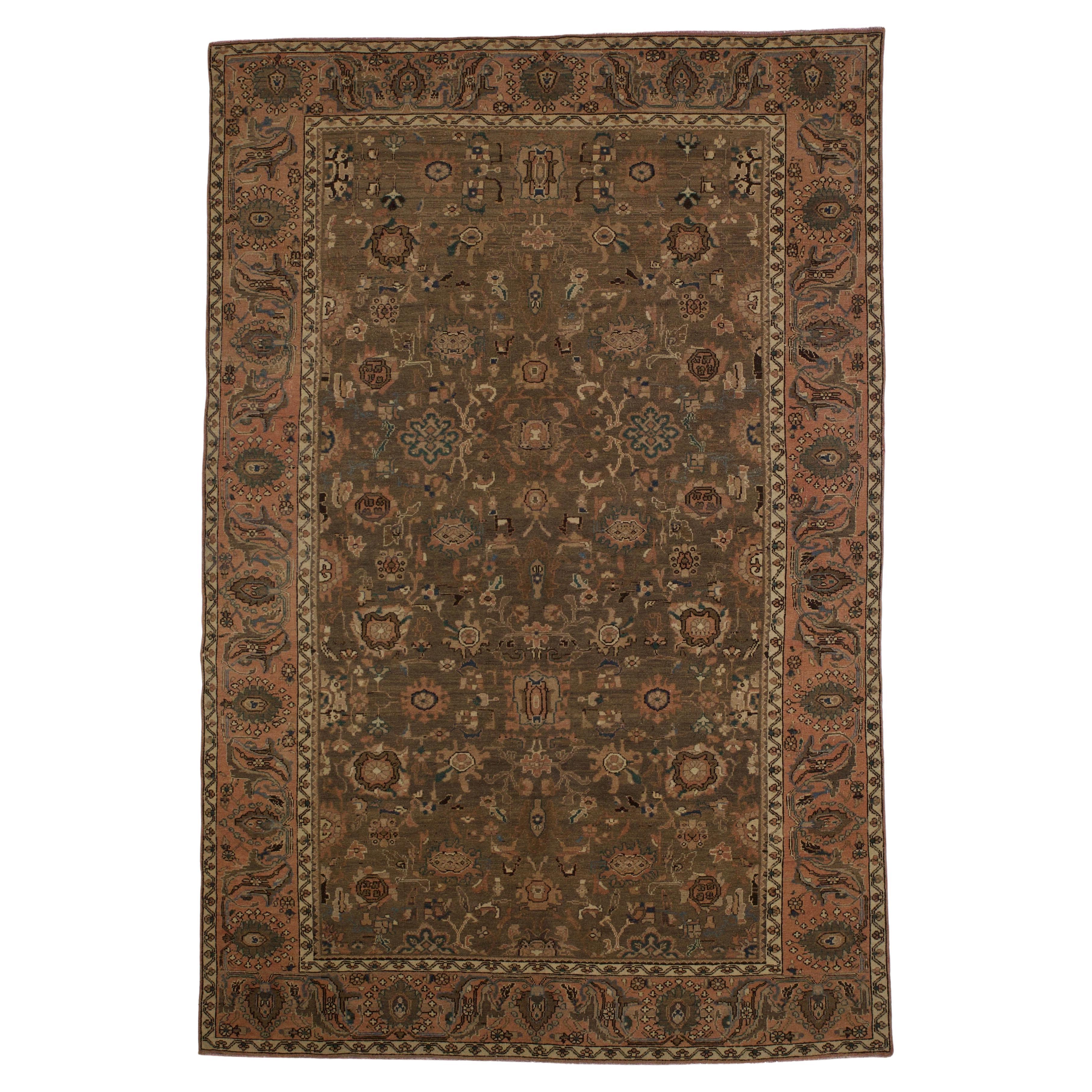 Tapis persan vintage de Téhéran 6'9" x 10'4