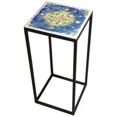 Vintage Persian Tile Side Table