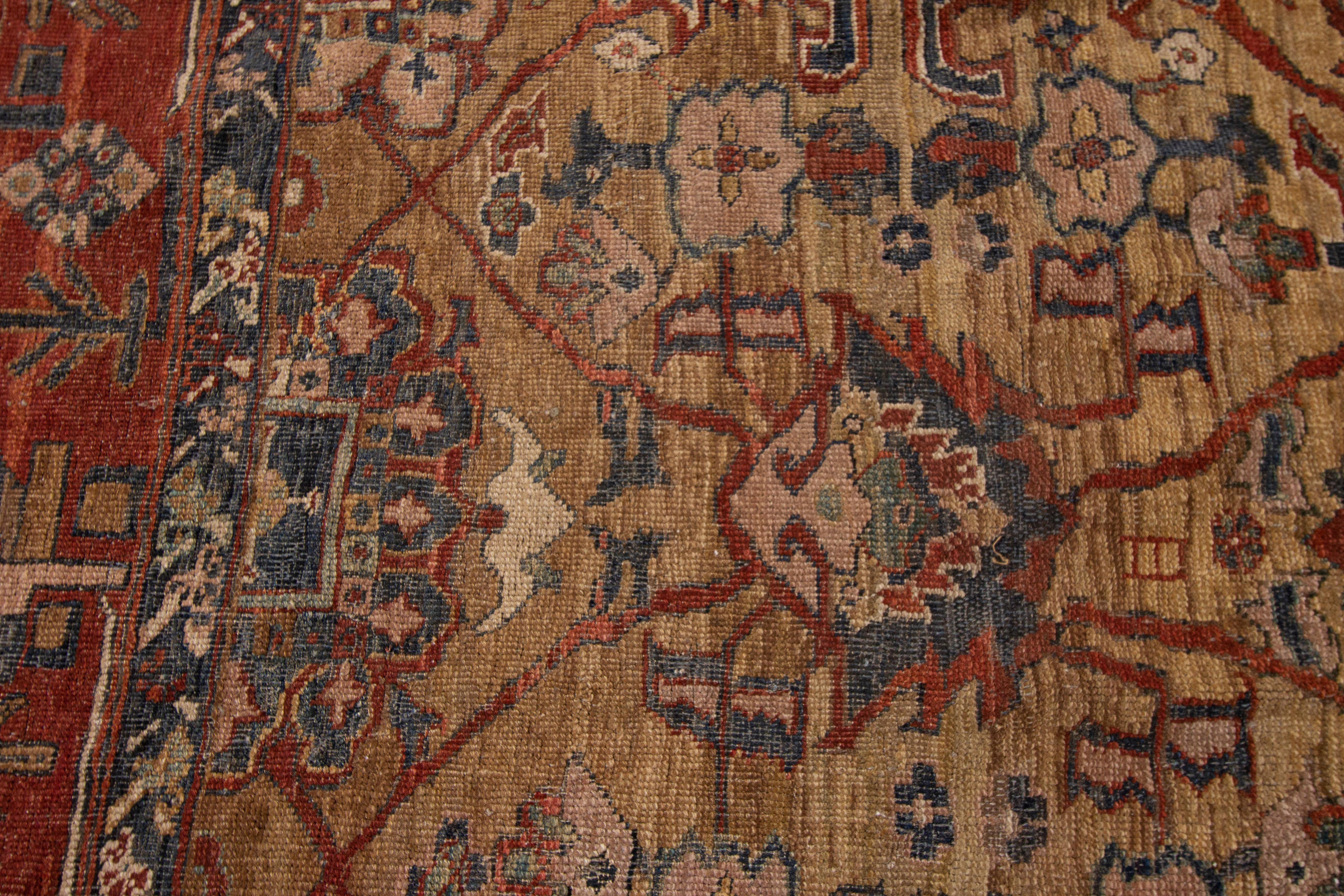 Vintage Persian Tribal Bakshaish Wool Rug For Sale 5