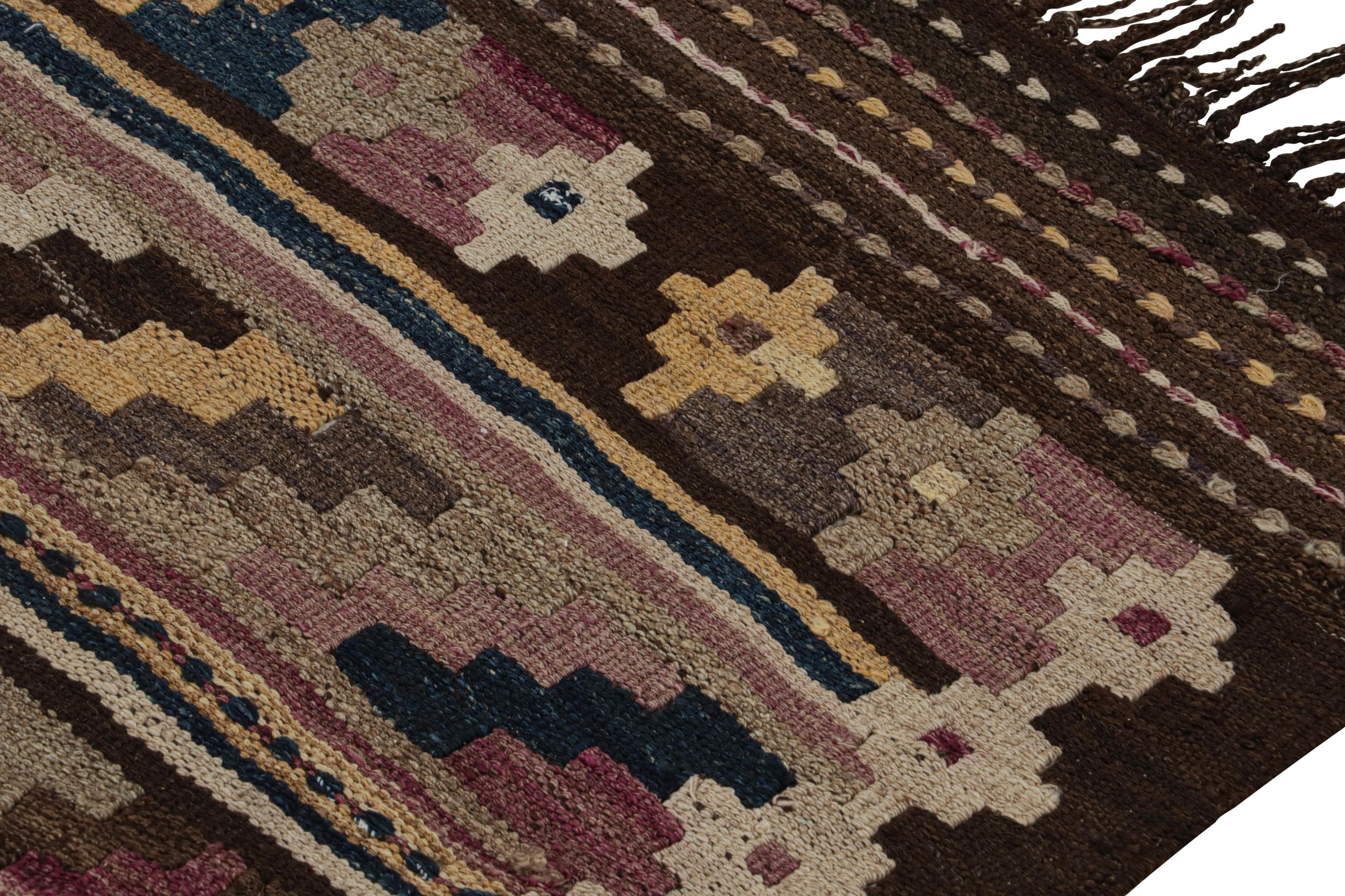 Mid-20th Century Vintage Persian Tribal extra-long Kilim Runner Rug, from Rug & Kilim For Sale