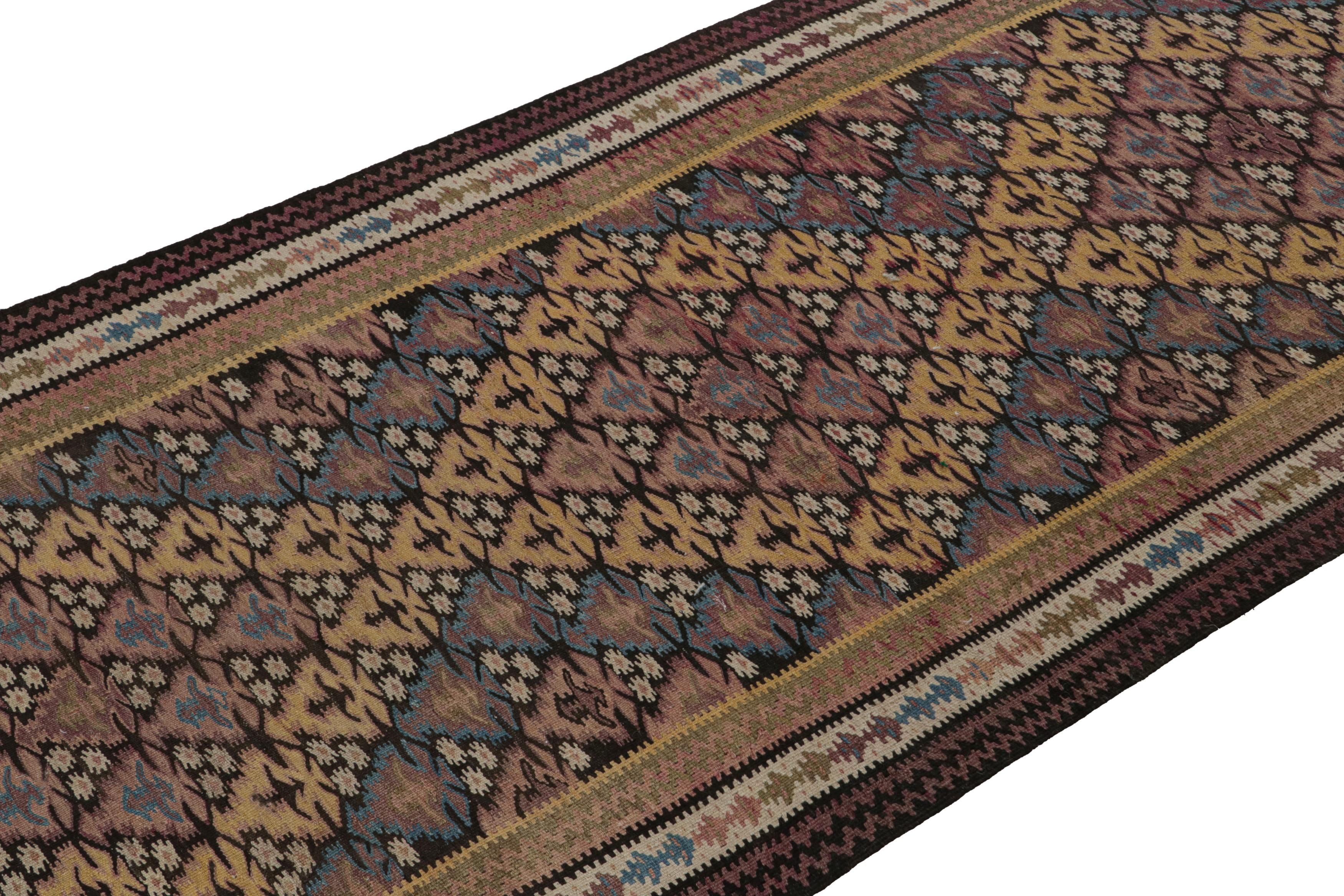 Vintage Persian Tribal Kilim and Extra-long Runner Rug, from Rug & Kilim In Good Condition For Sale In Long Island City, NY