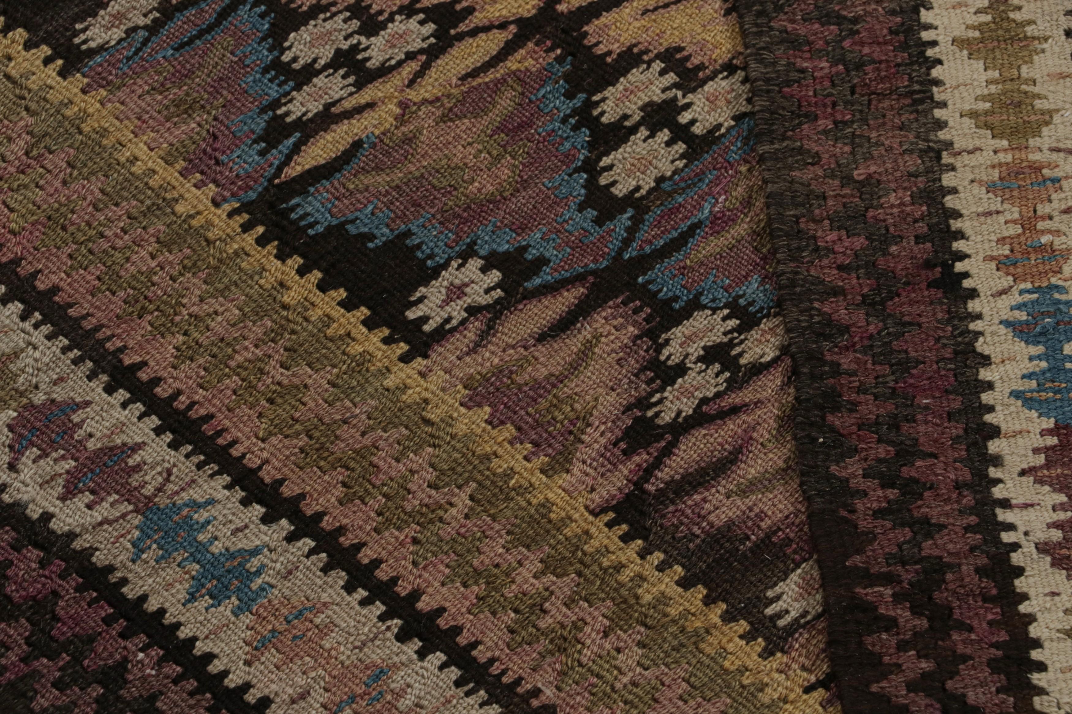 Vintage Persian Tribal Kilim and Extra-long Runner Rug, from Rug & Kilim For Sale 1