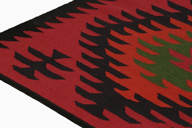 Vintage Persian Tribal Kilim in Red with Medallion Patterns For Sale at ...
