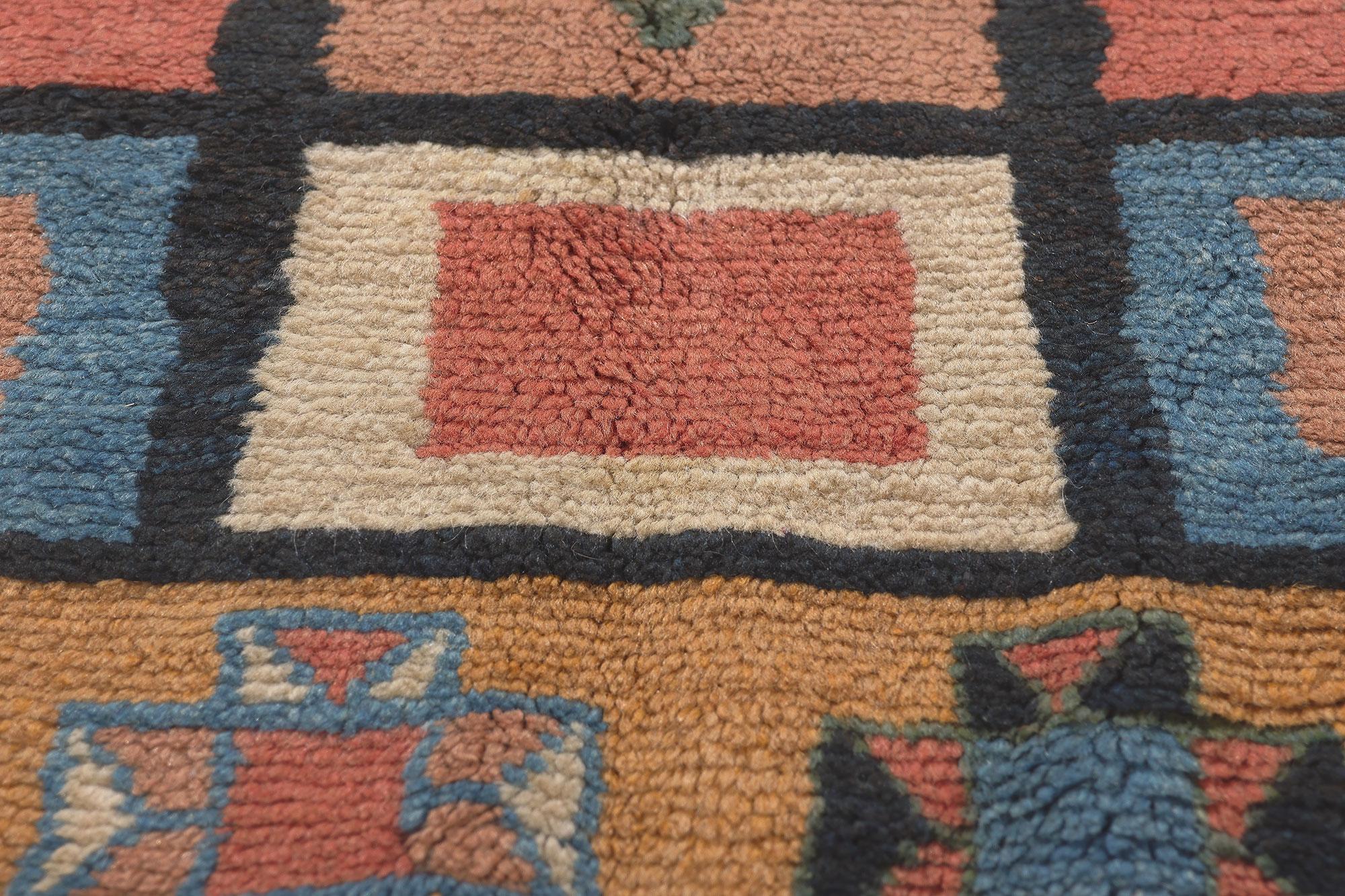20th Century Vintage Persian Tribal Shiraz Rug with Nomadic Charm For Sale