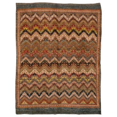 Retro Persian Tribal Wool Rug