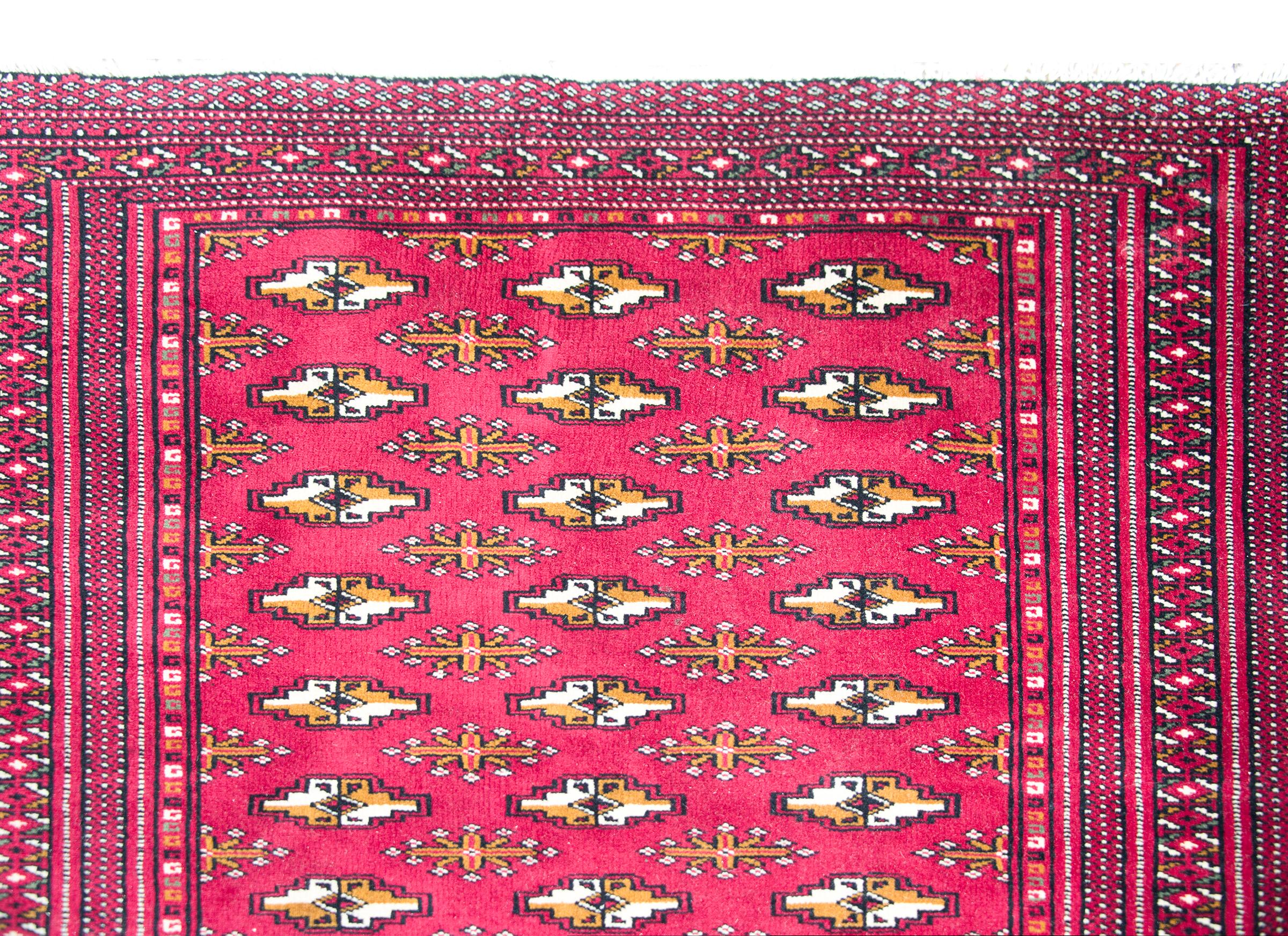 Vintage Persian Turkman Rug For Sale 3