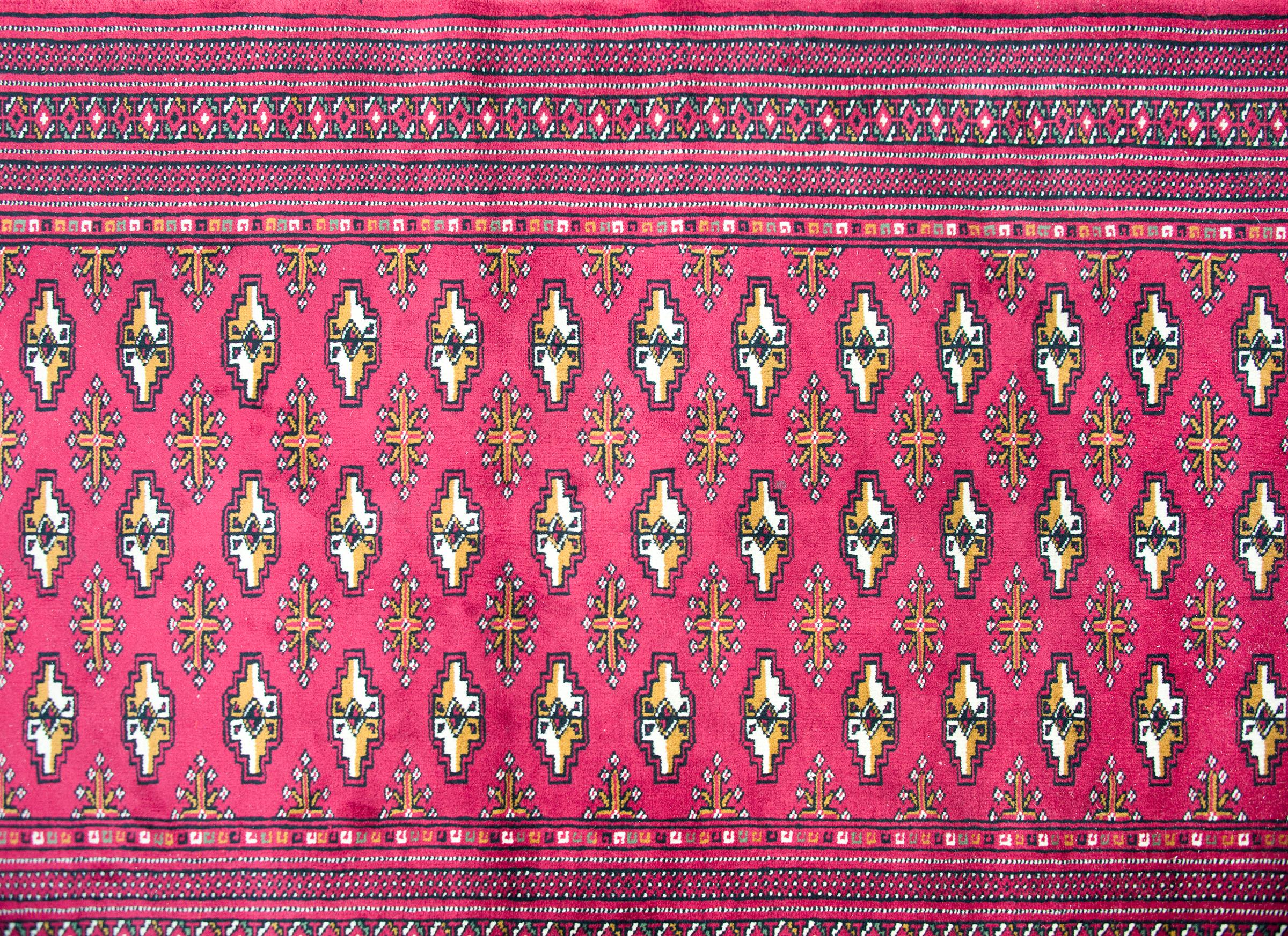 Vintage Persian Turkman Rug For Sale 5