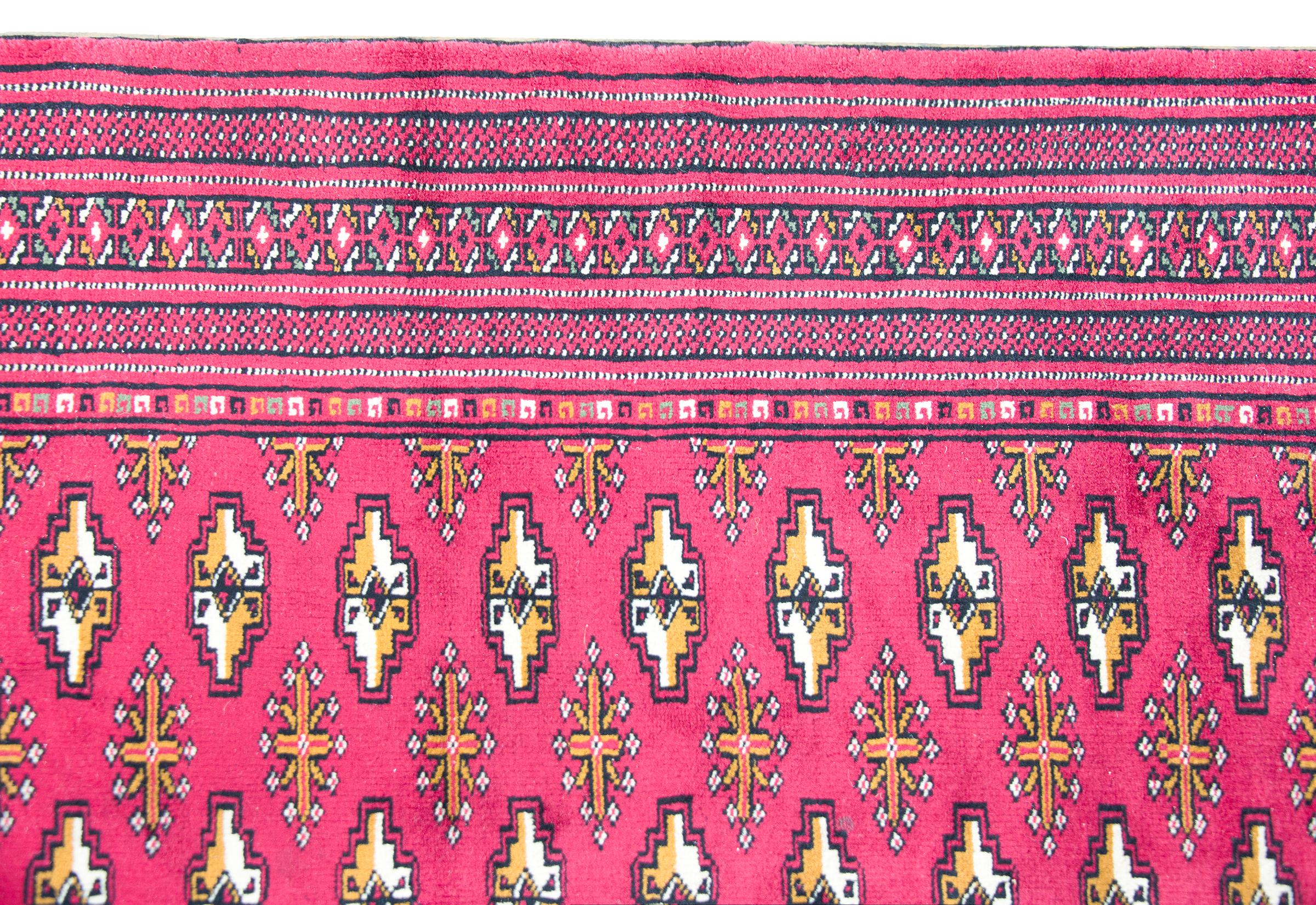 Vintage Persian Turkman Rug For Sale 6
