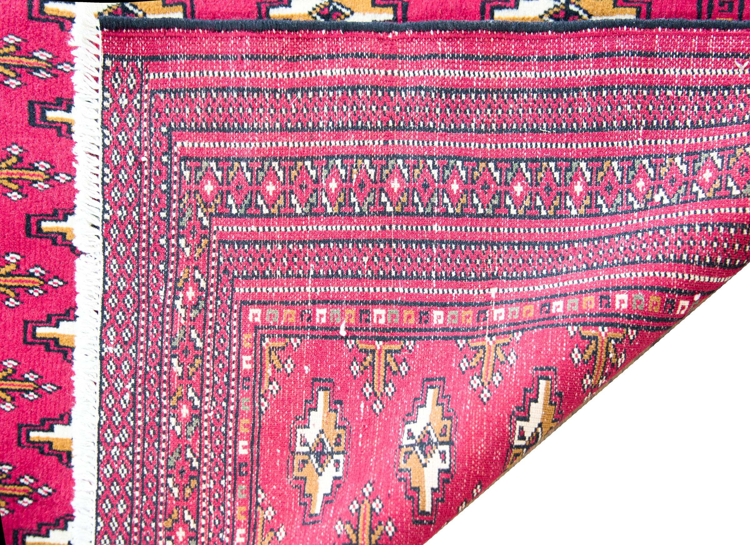 Vintage Persian Turkman Rug For Sale 8