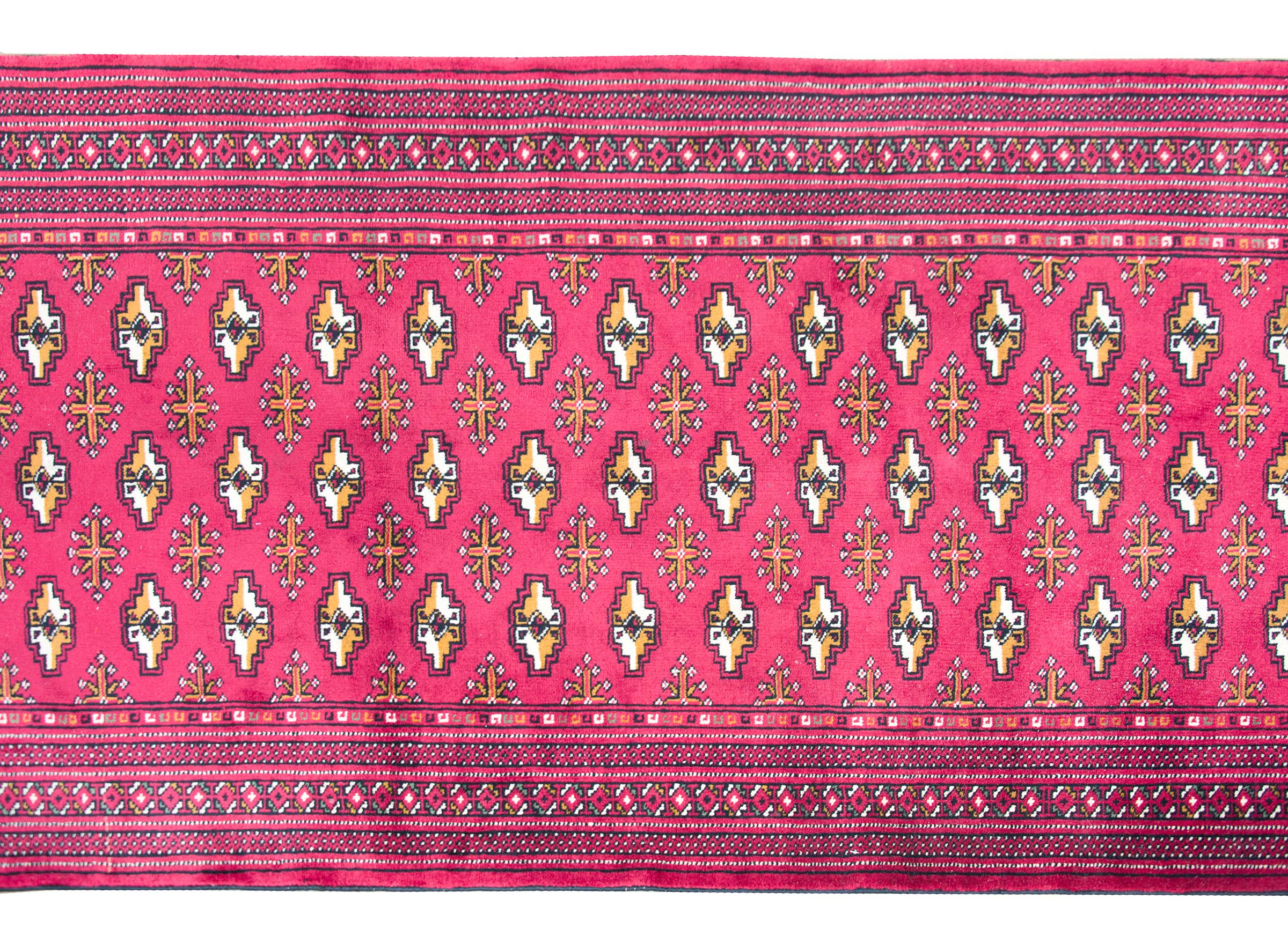 Wool Vintage Persian Turkman Rug For Sale