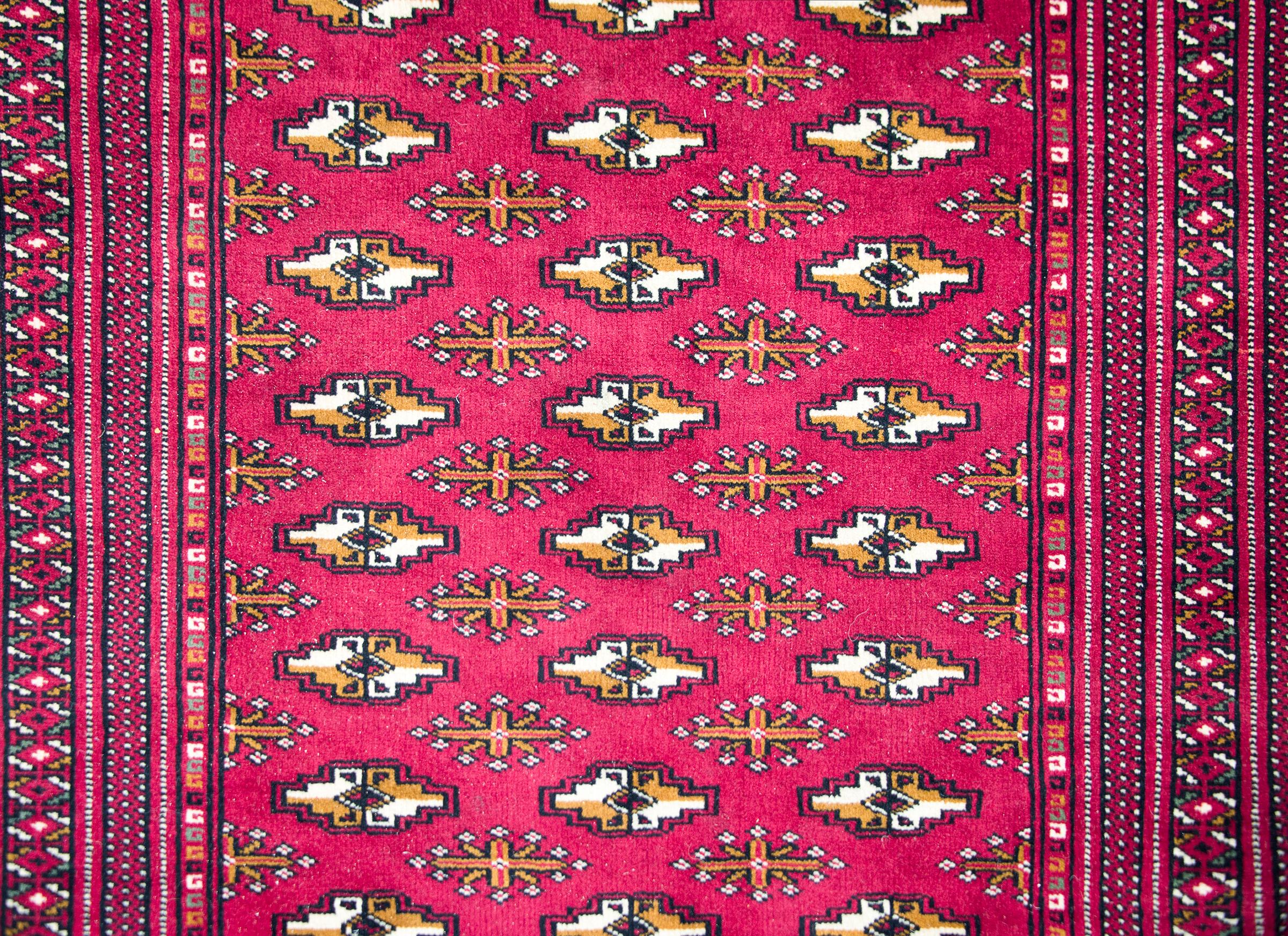 Vintage Persian Turkman Rug For Sale 2