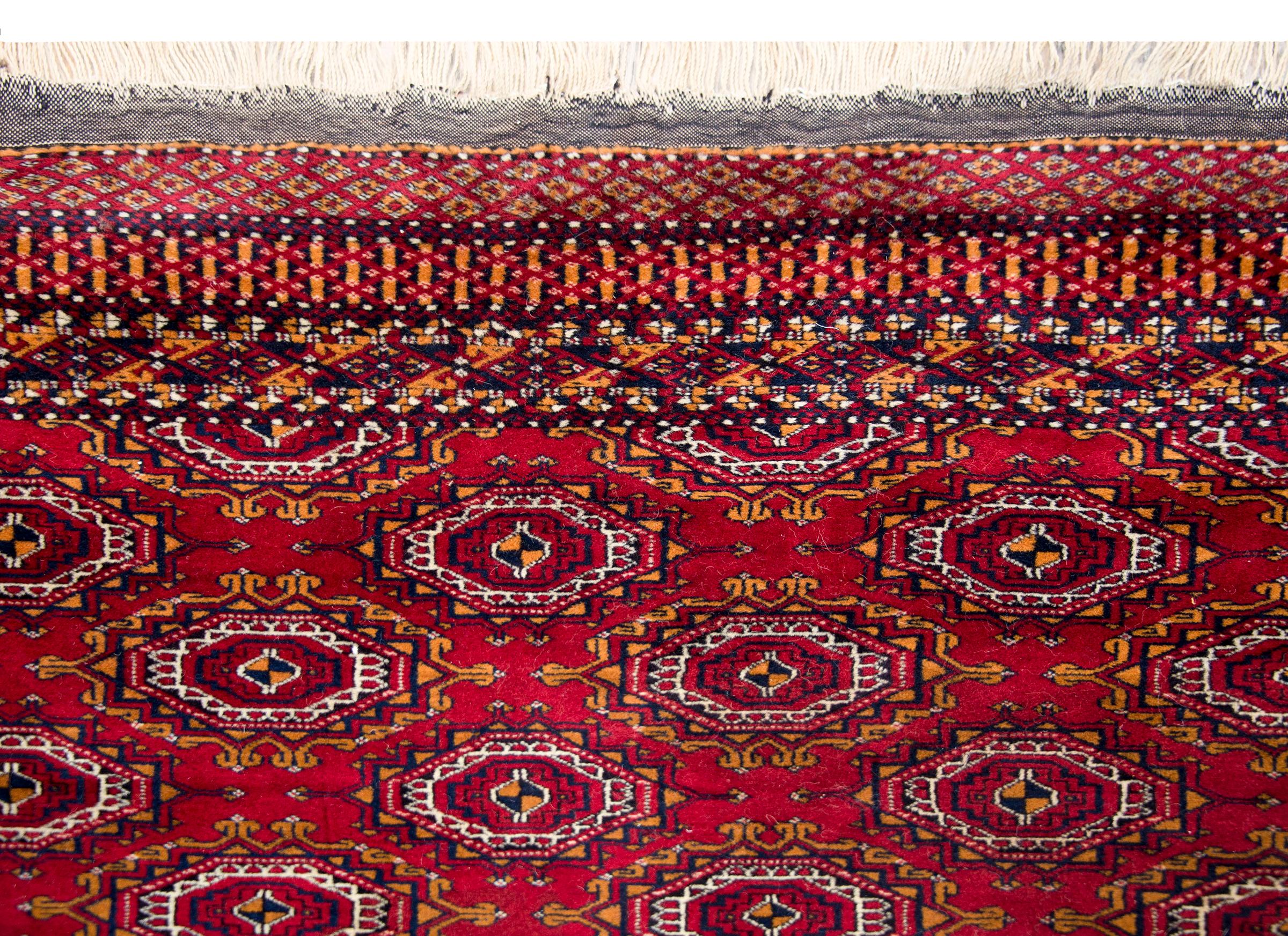 Vintage Persian Turkmen Rug For Sale 3