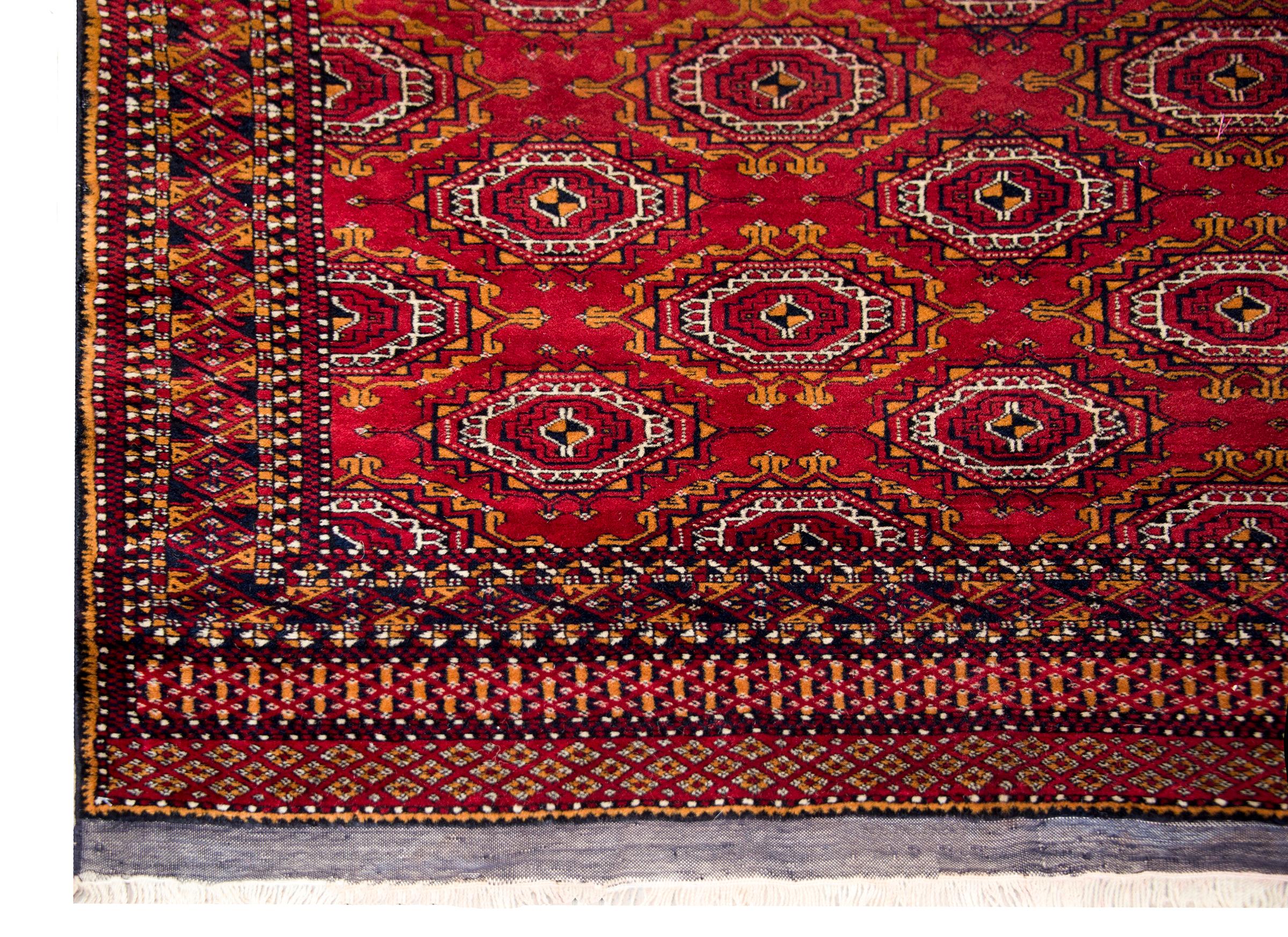 Vintage Persian Turkmen Rug For Sale 5