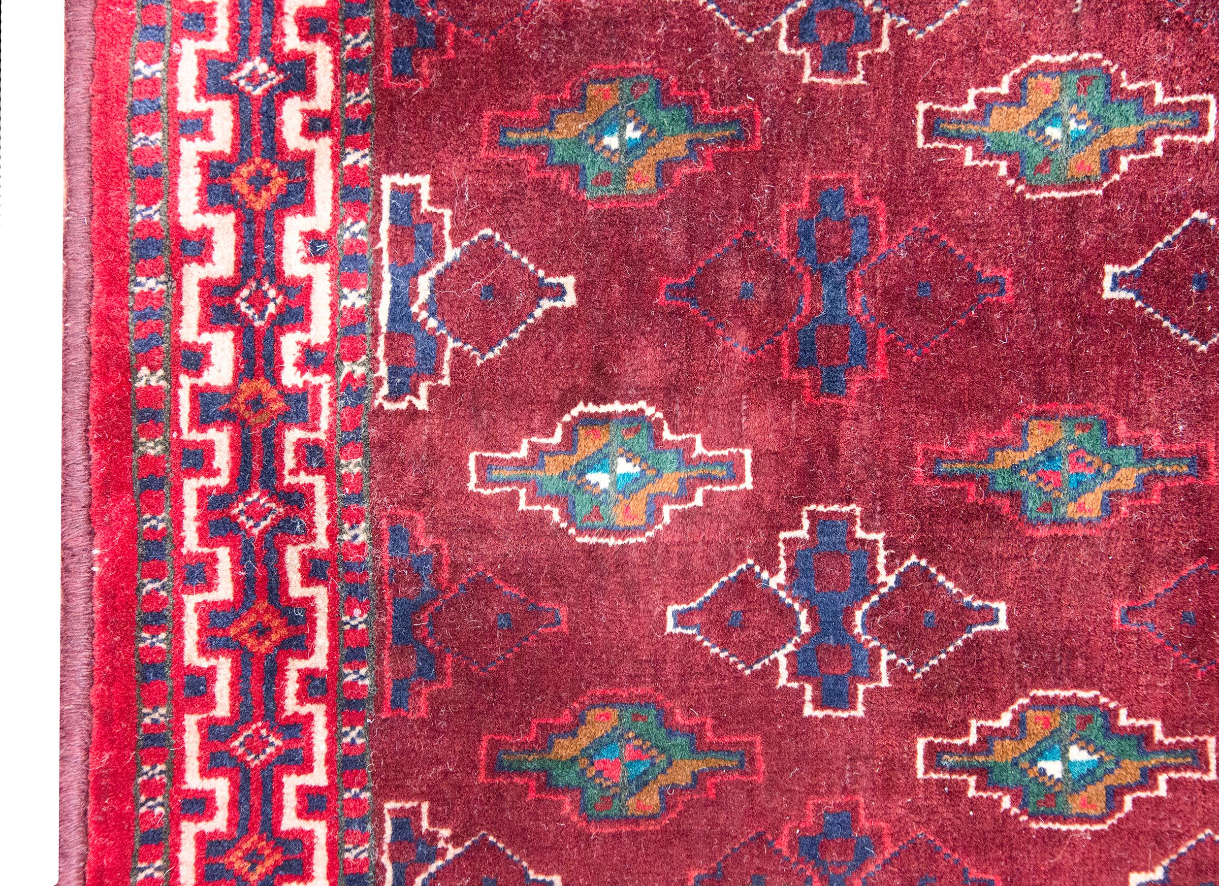 Tapis persan vintage du Turkmen Bon état - En vente à Chicago, IL