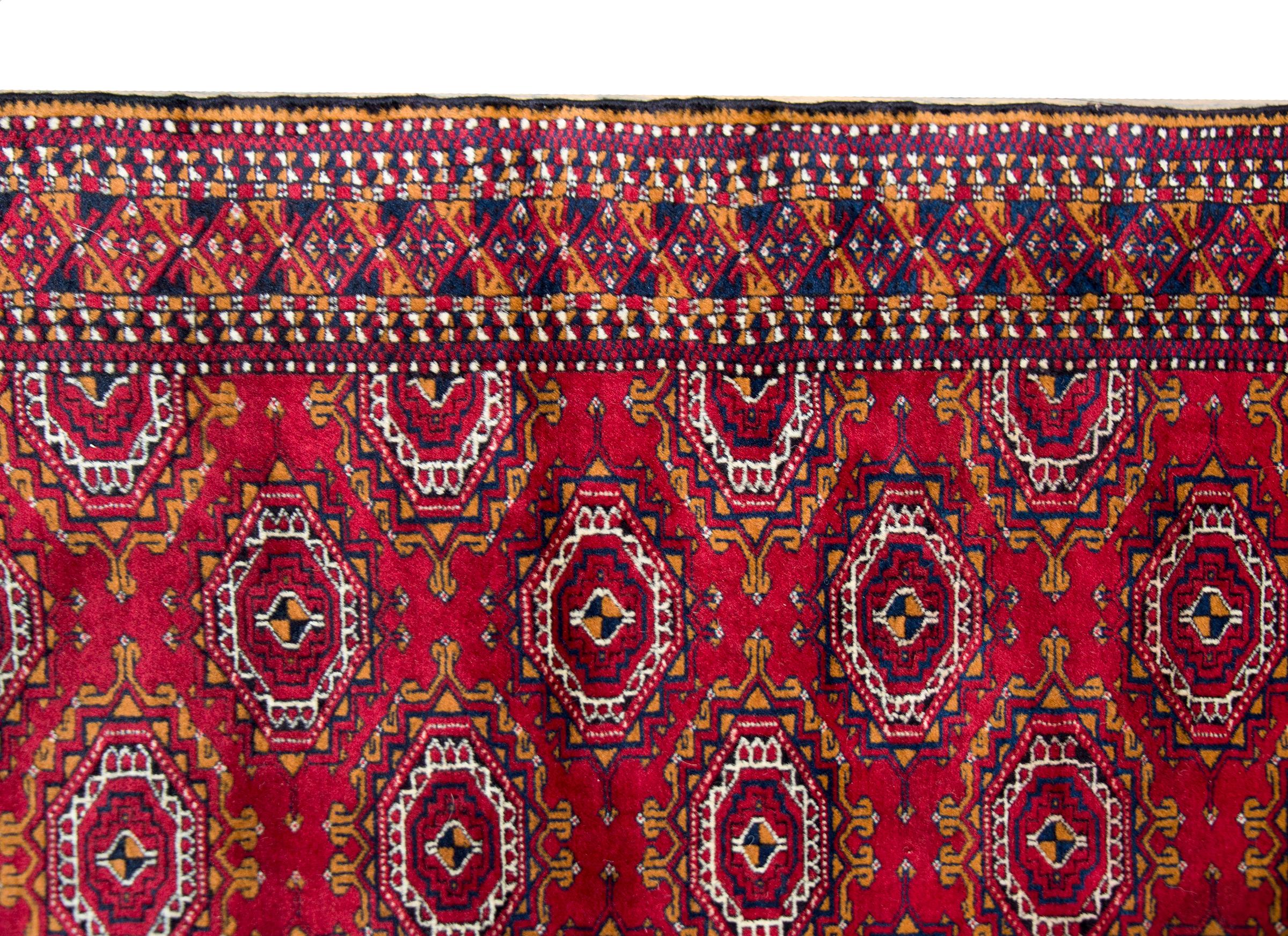 Vintage Persian Turkmen Rug For Sale 1