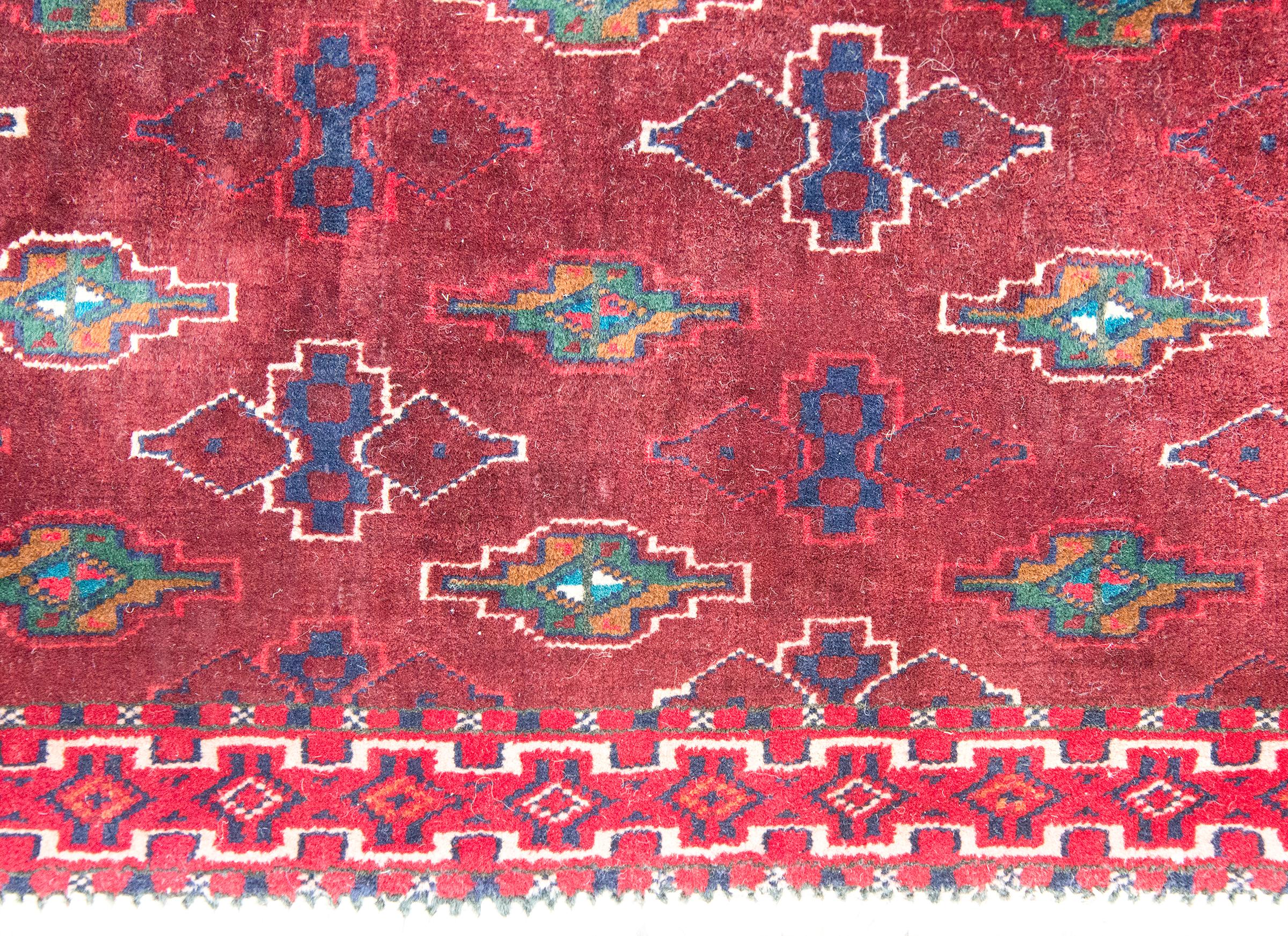 Laine Tapis persan vintage du Turkmen en vente