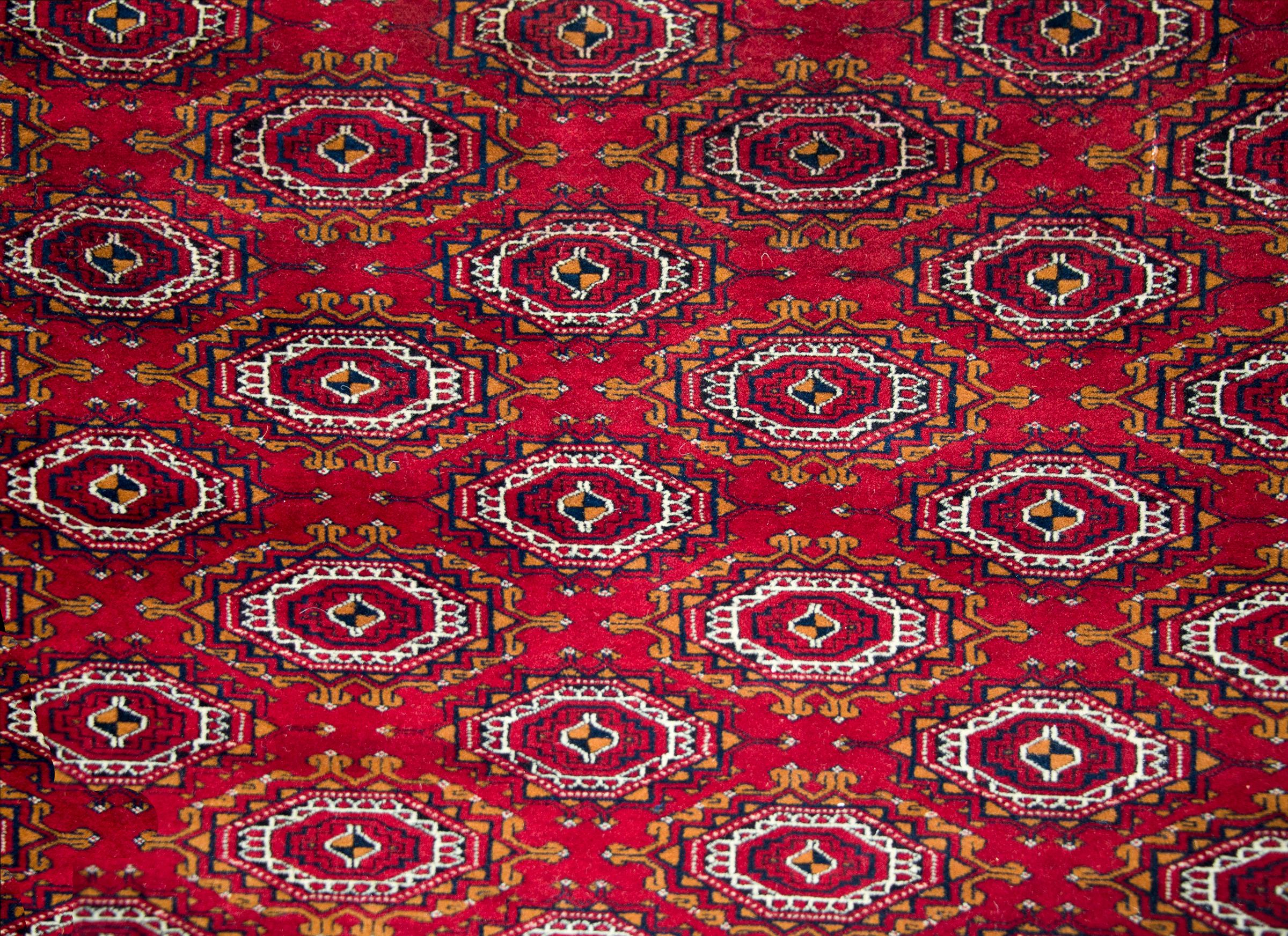 Vintage Persian Turkmen Rug For Sale 2