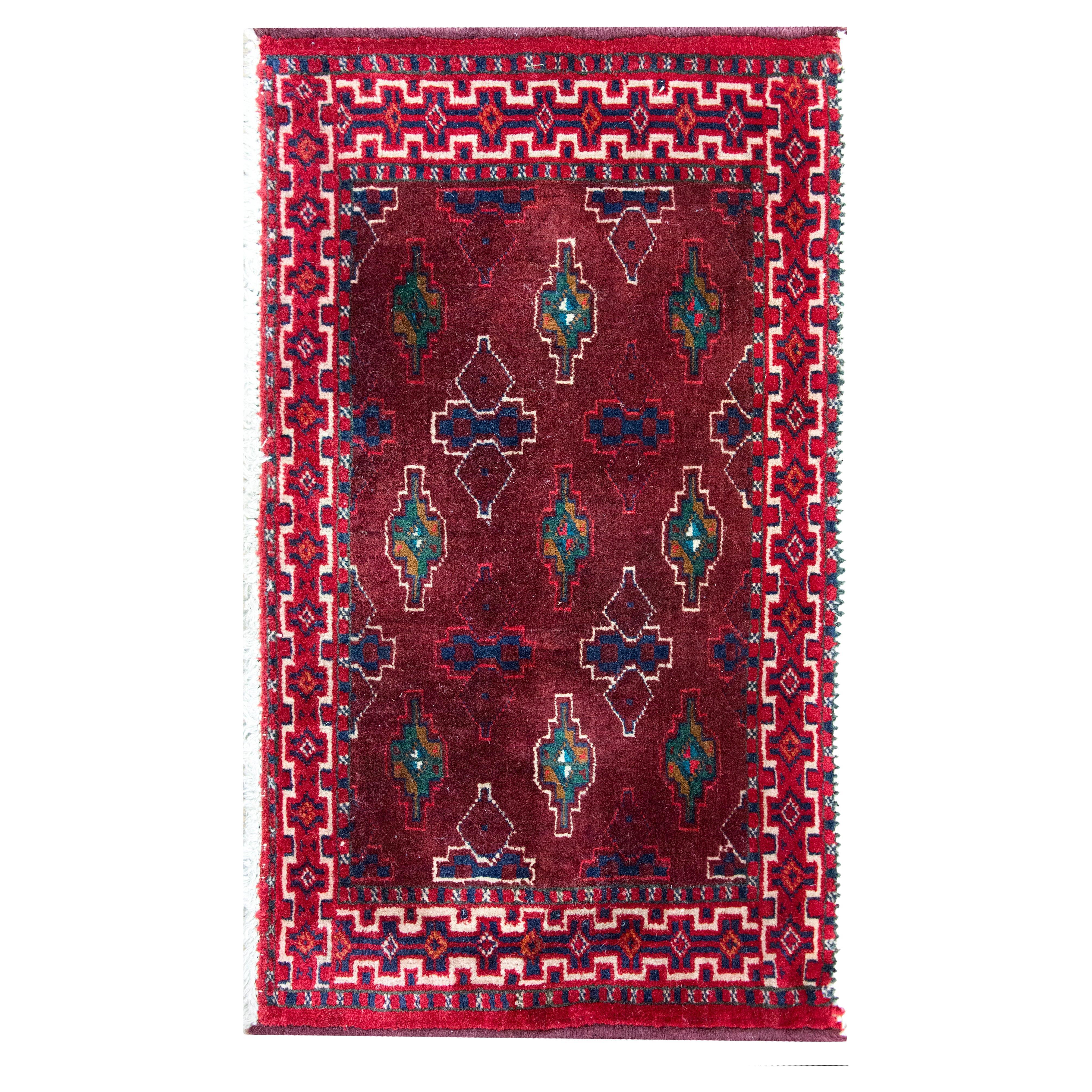 Vintage Persian Turkmen Rug