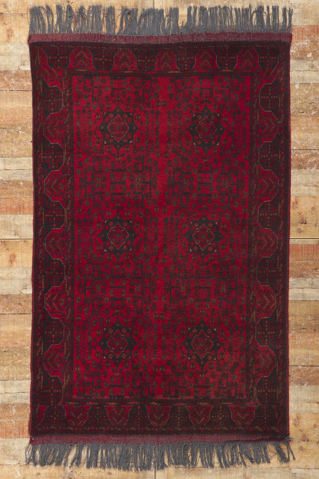 Vintage Persian Turkoman Rug For Sale 1