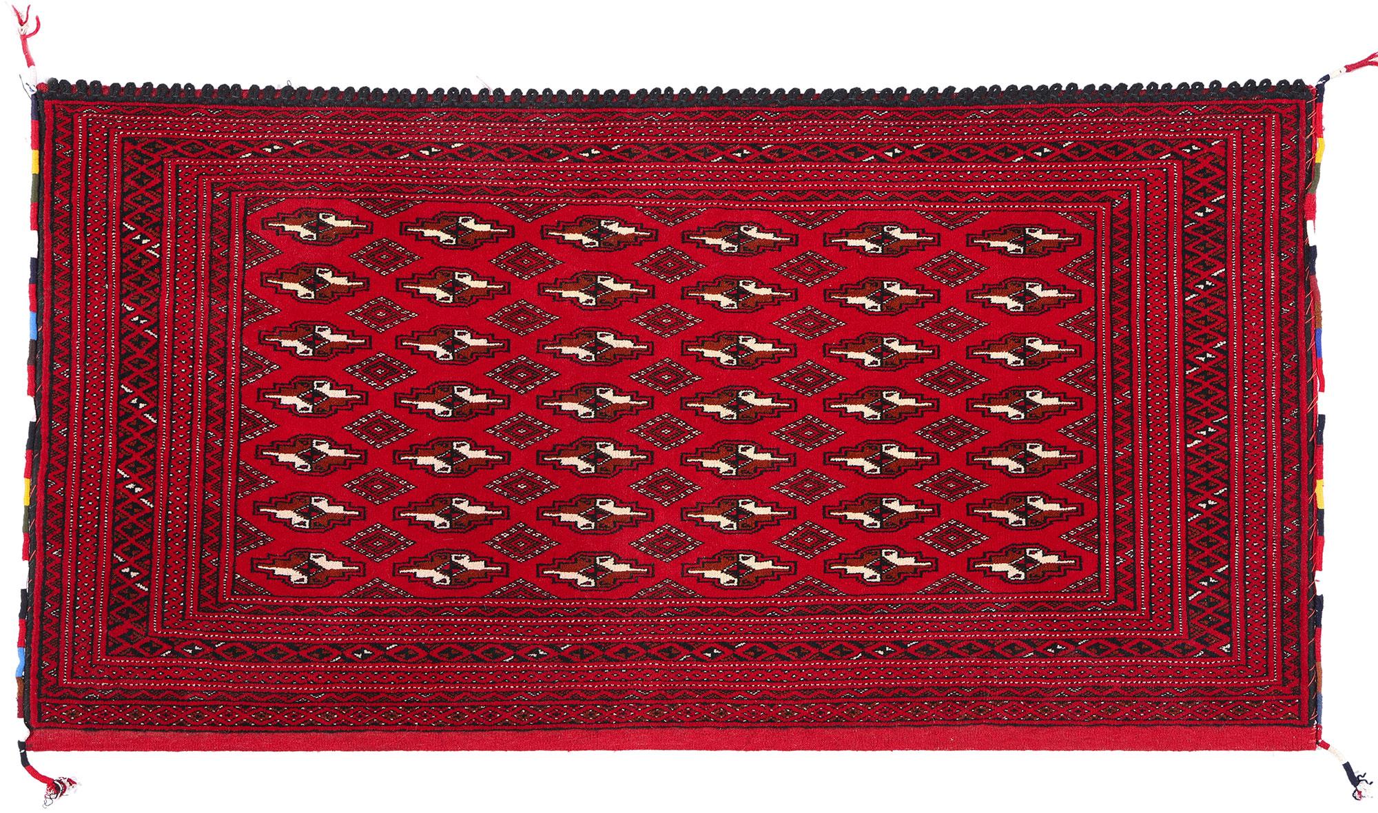 Vintage Persisch Turkoman Tekke Teppich im Angebot 3
