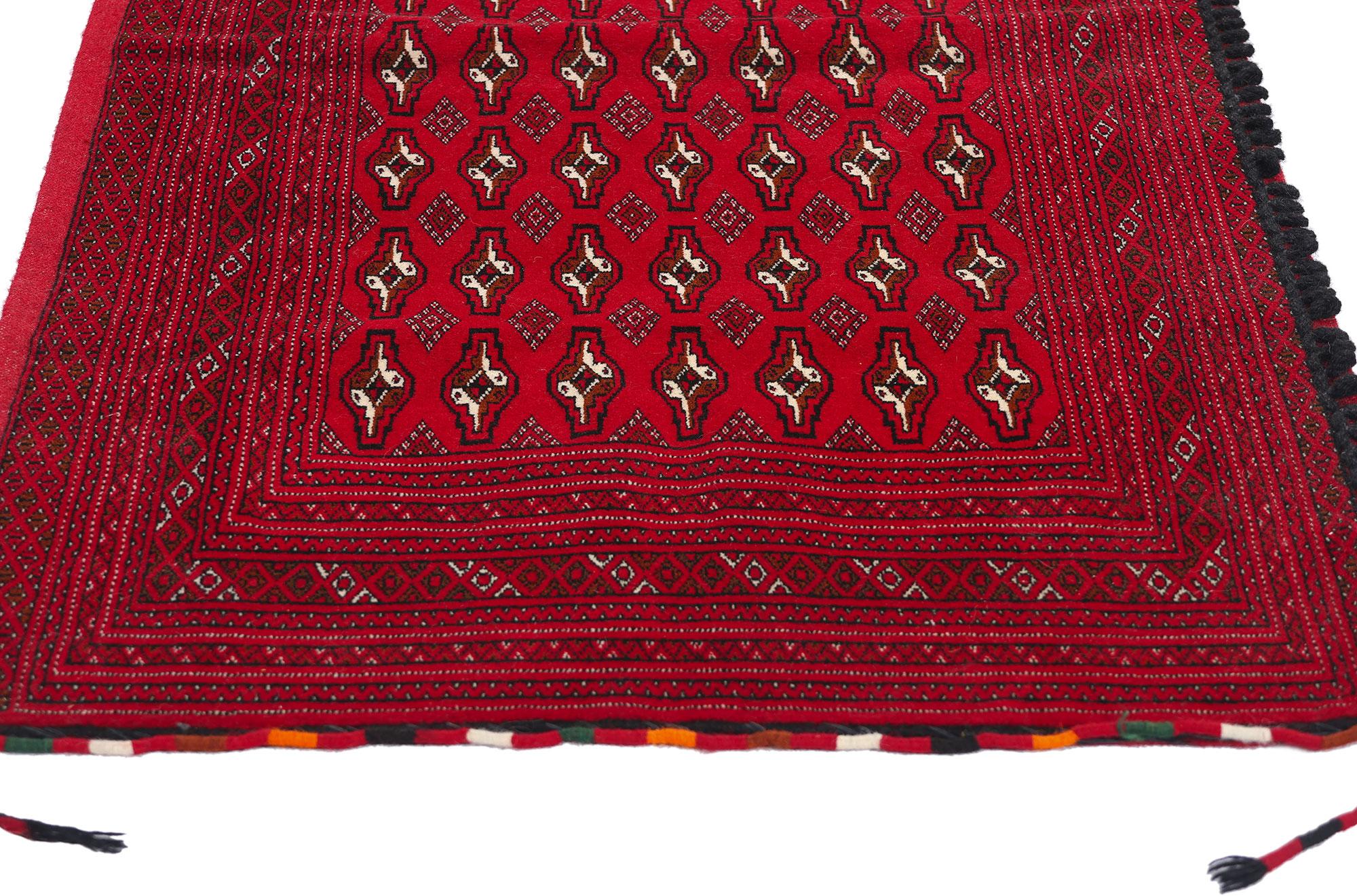 Vintage Persisch Turkoman Tekke Teppich (Handgeknüpft) im Angebot