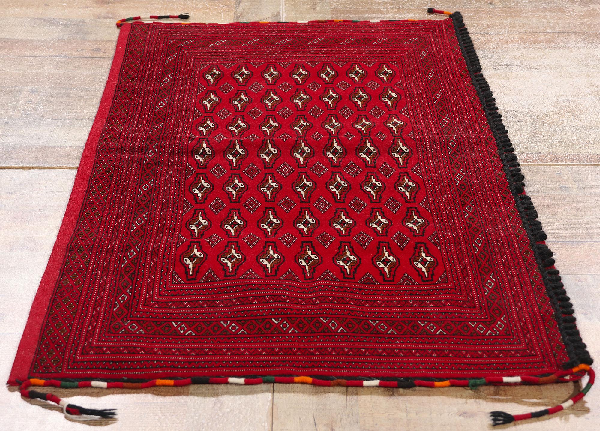 Vintage Persisch Turkoman Tekke Teppich im Angebot 1