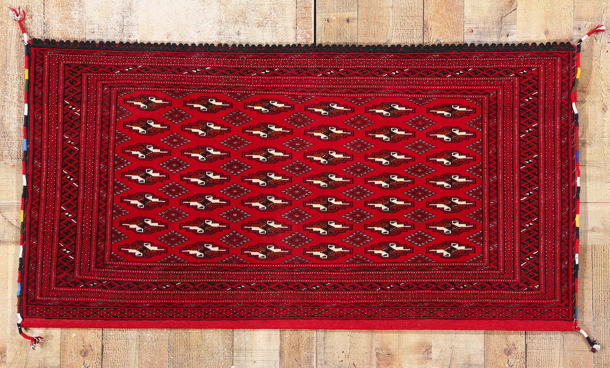 Vintage Persisch Turkoman Tekke Teppich im Angebot 2