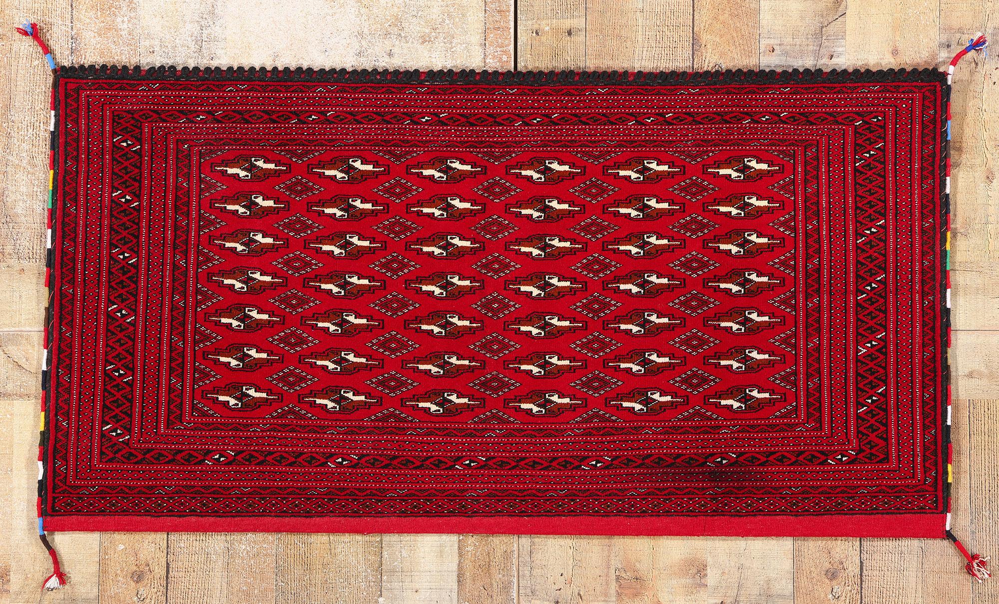Vintage Persisch Turkoman Tekke Teppich im Angebot 2
