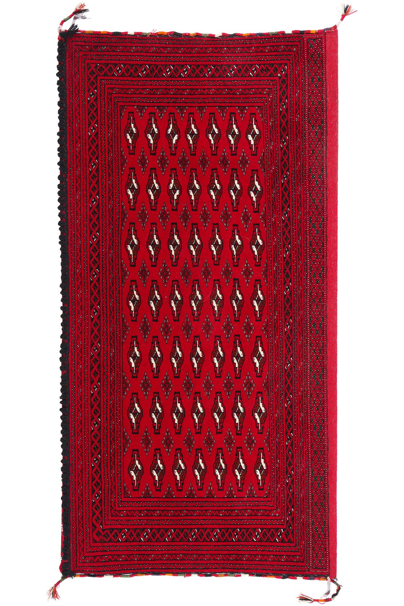 Vintage Persian Turkoman Tekke Carpet