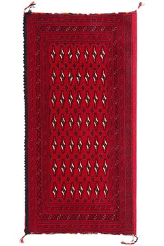 Vintage Persian Turkoman Tekke Carpet