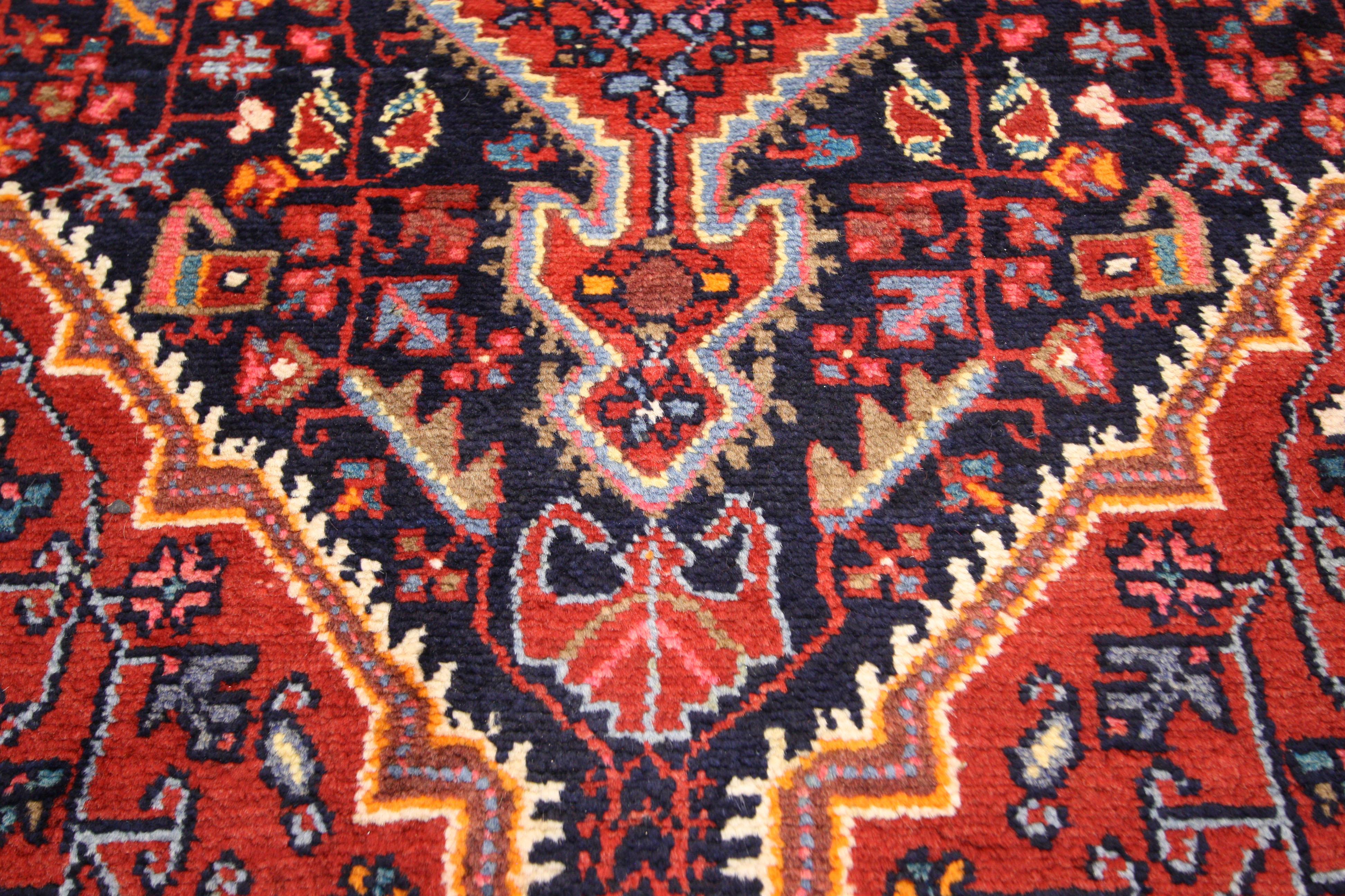 20th Century Vintage Persian Carpet Runner Hamadan Rig For Sale