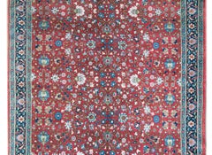 Vintage Persian Varamin Rug