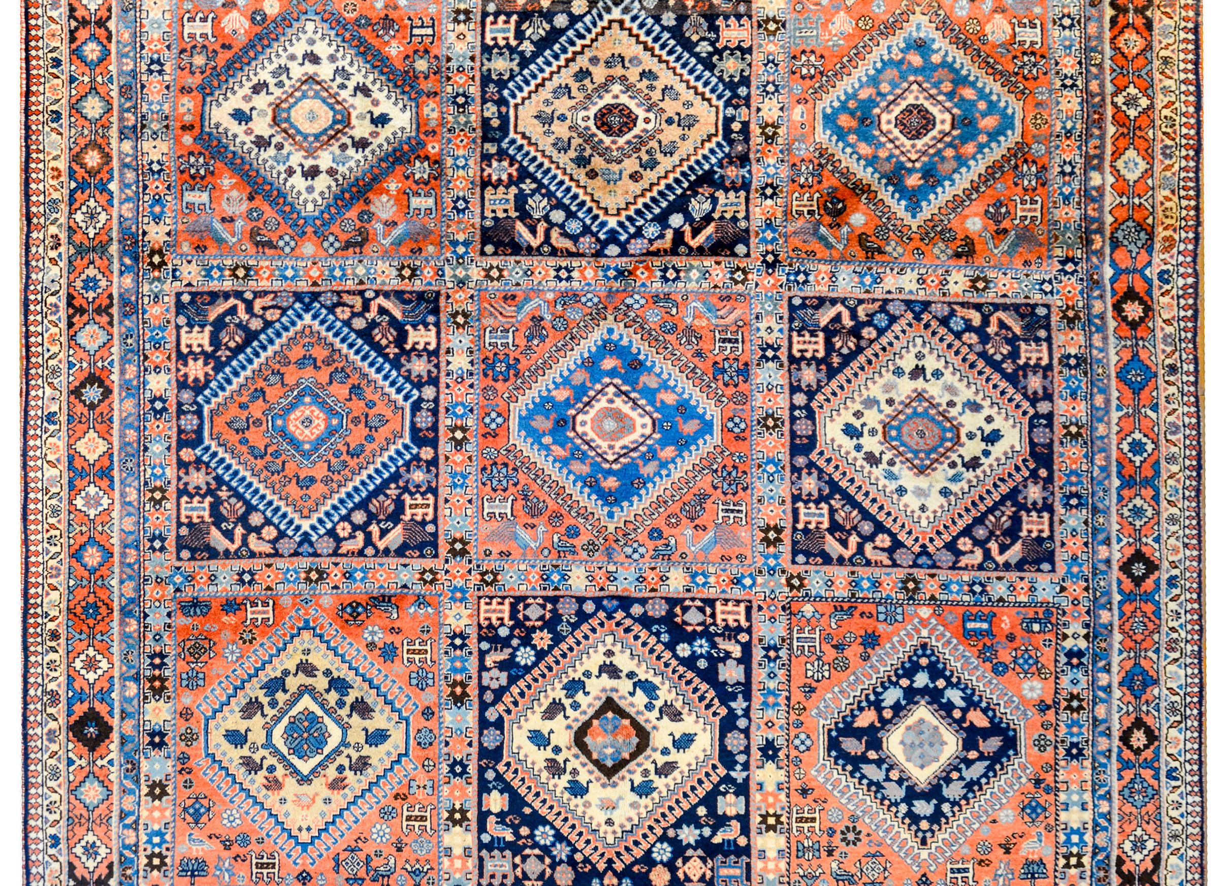 Tribal Vintage Persian Yalameh Rug