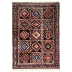 Vintage Persian Yalameh Shiraz Rug