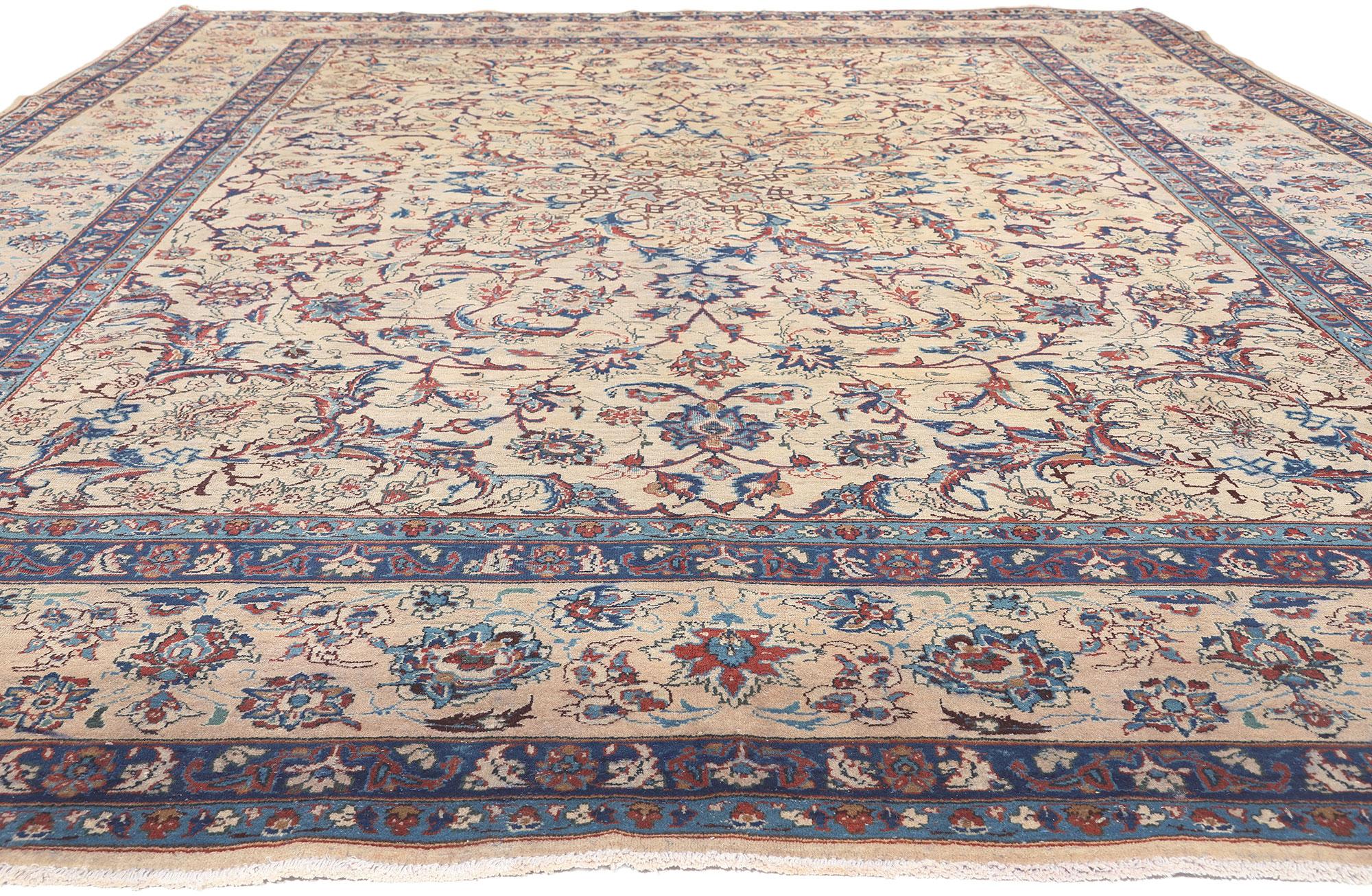 Tabriz Tapis persan Yazd, 09'09 x 13'10 en vente