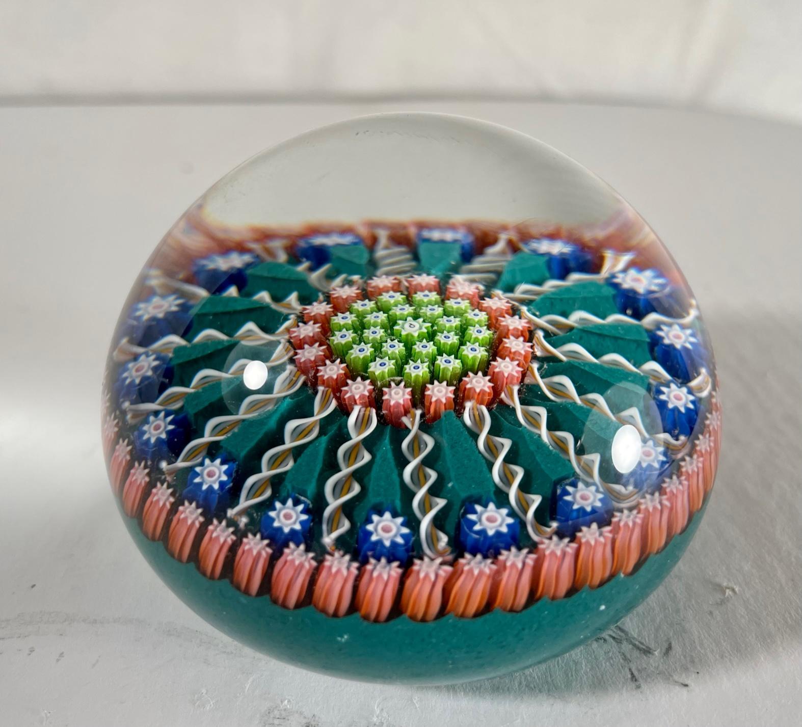 Other Vintage Perthshire Millefiori Art Glass Paperweight